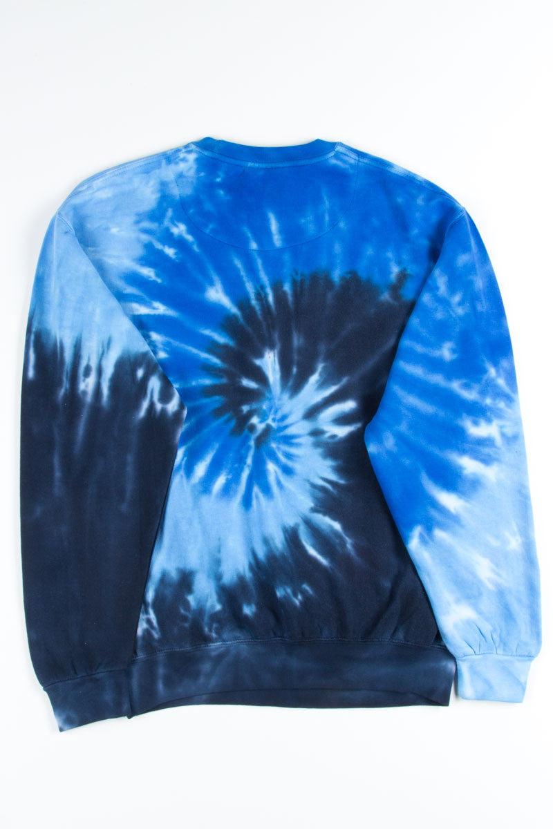 Blue Ocean Tie Dye Sweatshirt Product Image