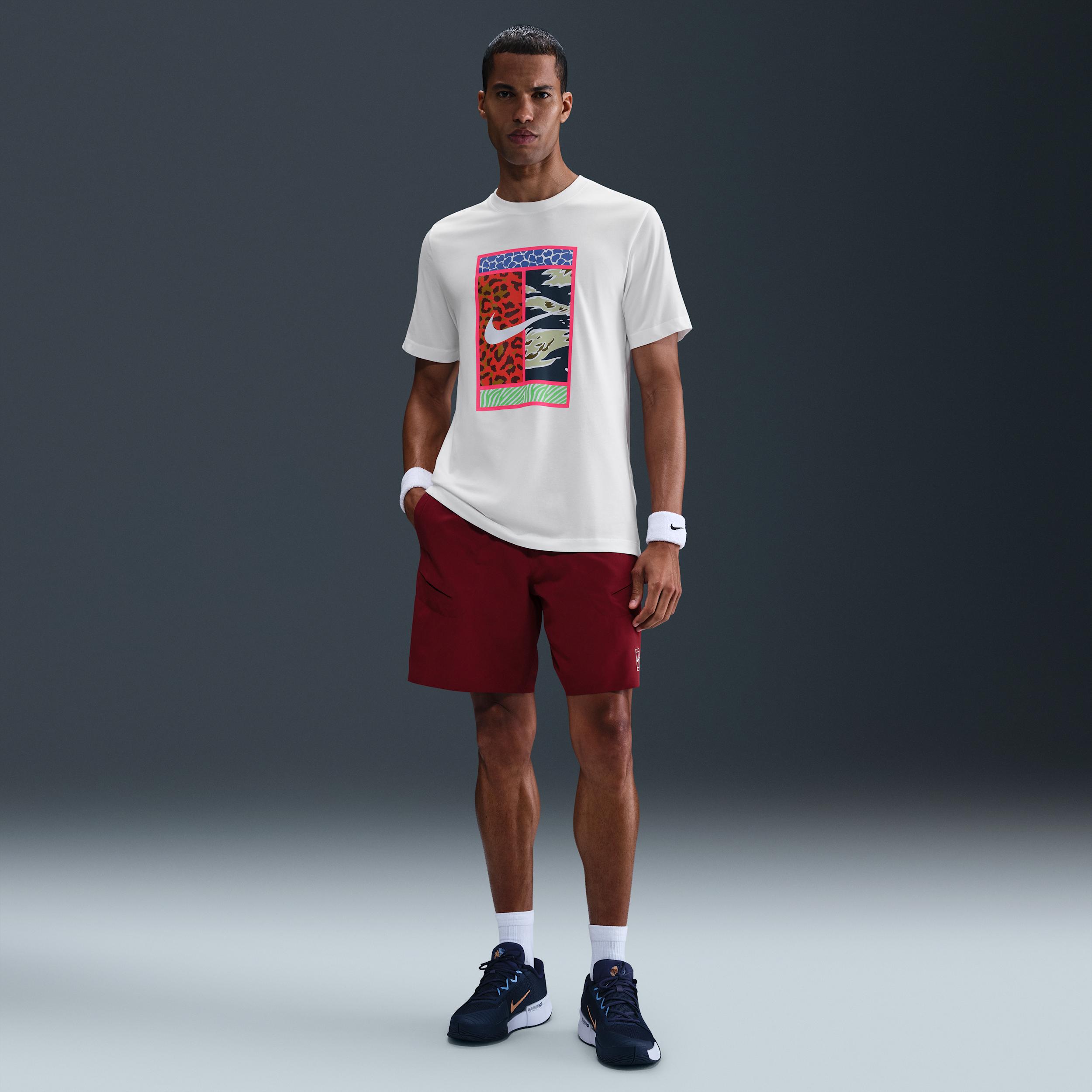 Nike Mens Court Dri-FIT Tennis T-Shirt | HV1715-100 Product Image