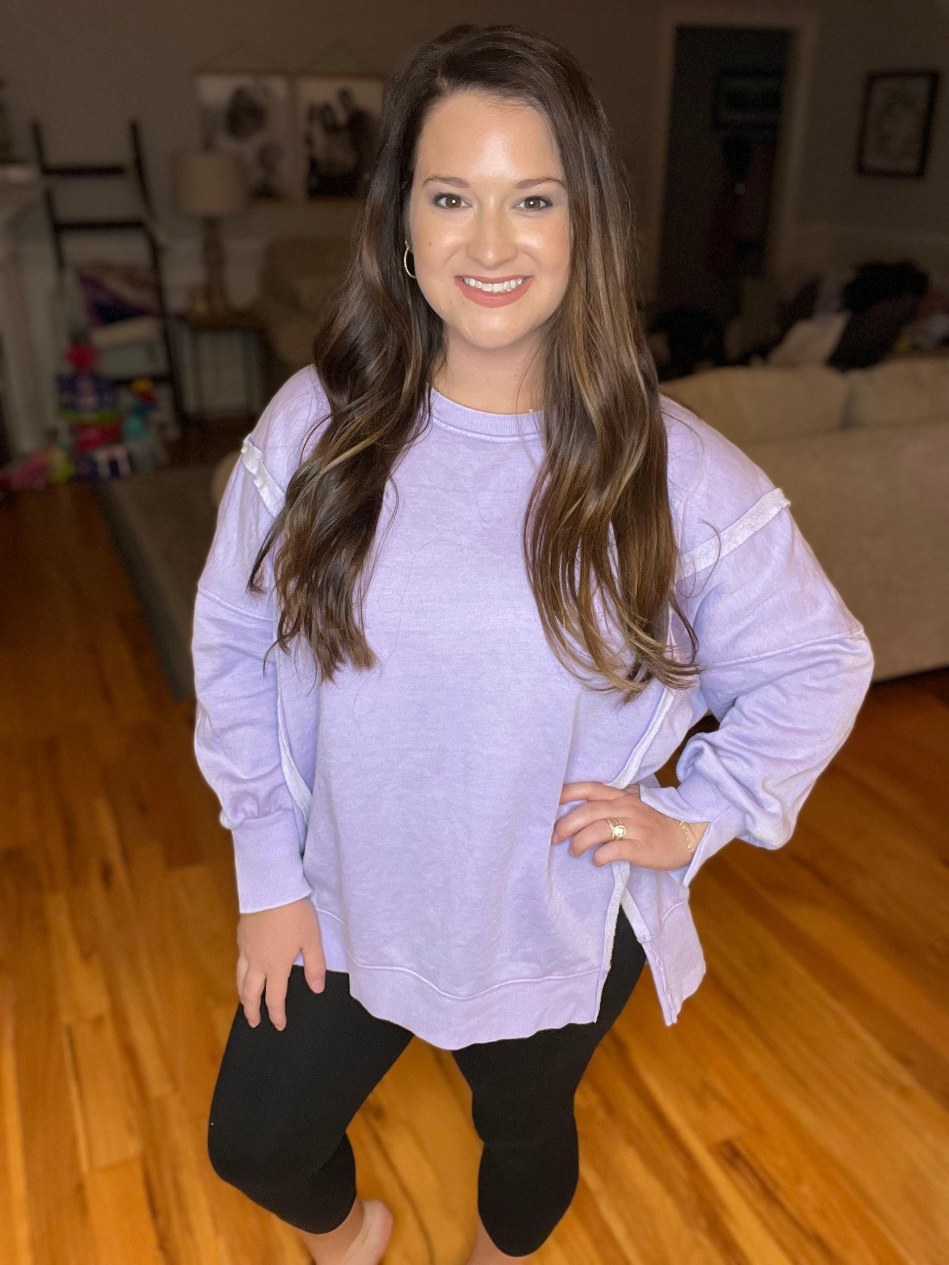 Classic Crew Pullover- Grey Product Image