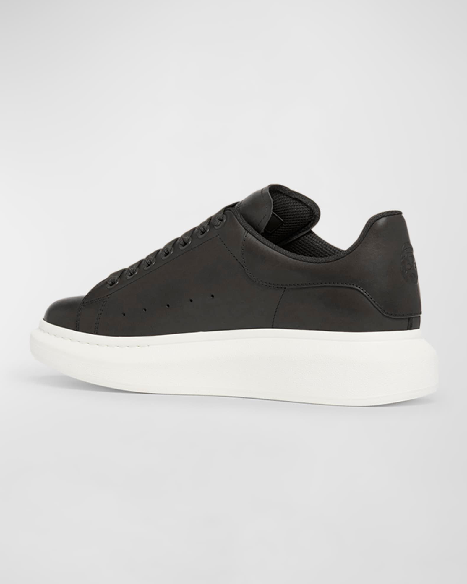Men's Oversized Leather Low-Top Sneakers Product Image