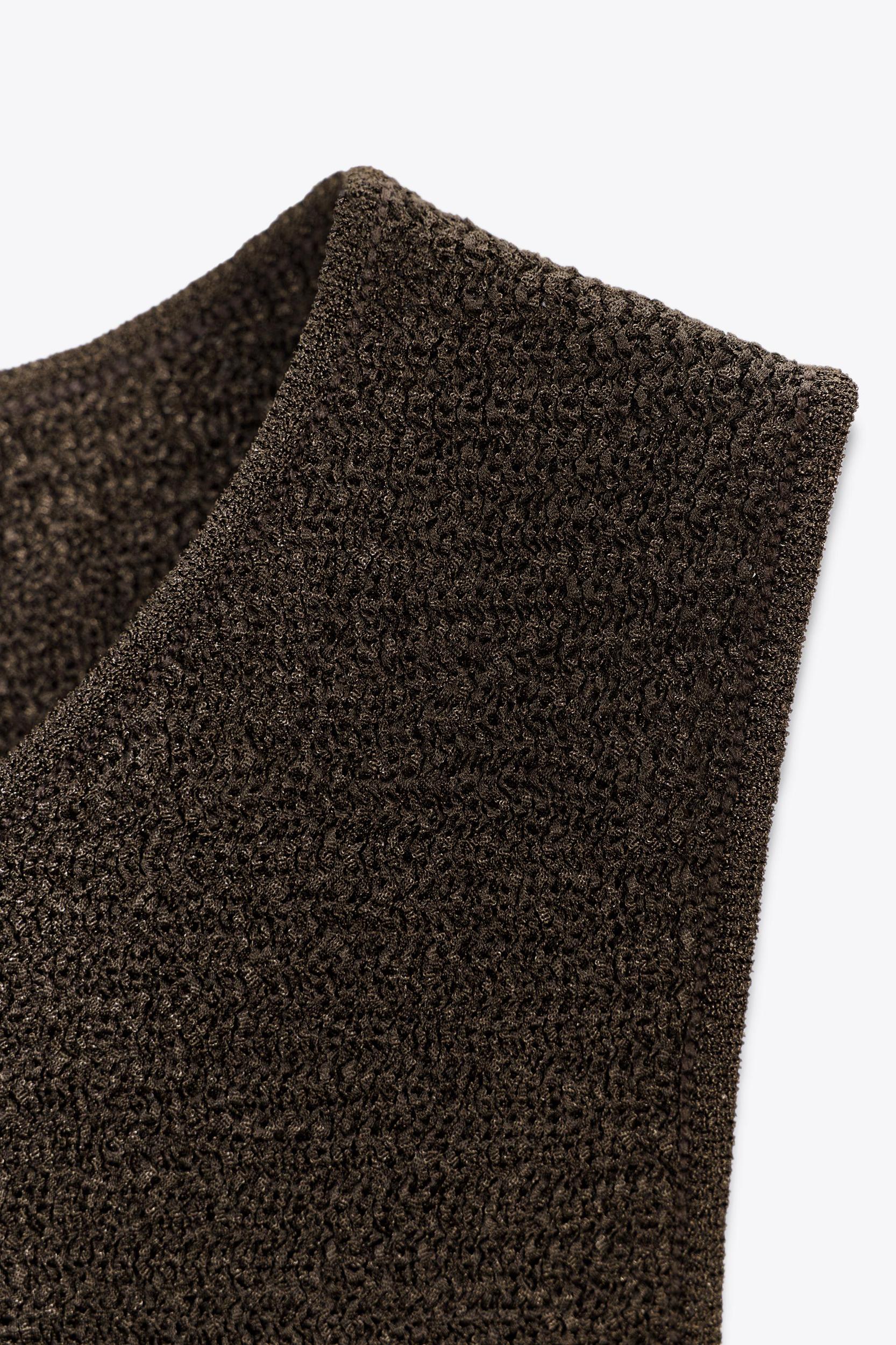 TEXTURED KNIT LONG TOP Product Image