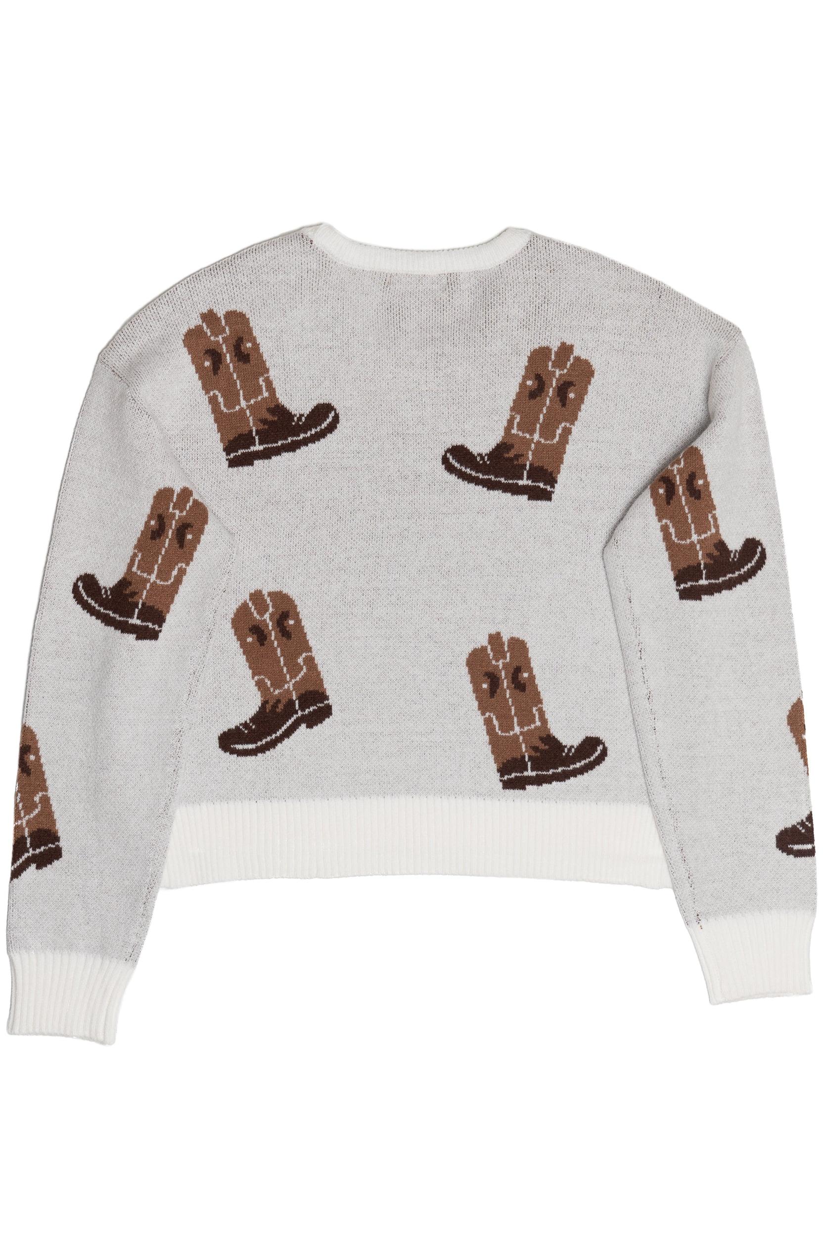 Knit Print Sweater Product Image