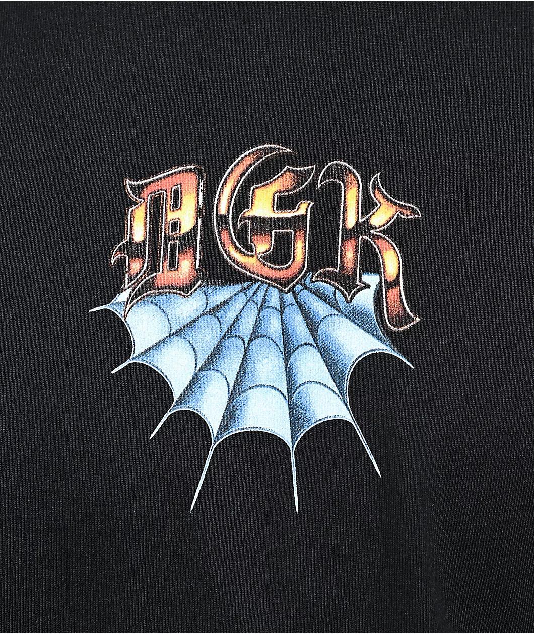 DGK Night Moves Heavyweight Vintage Black T-Shirt Product Image