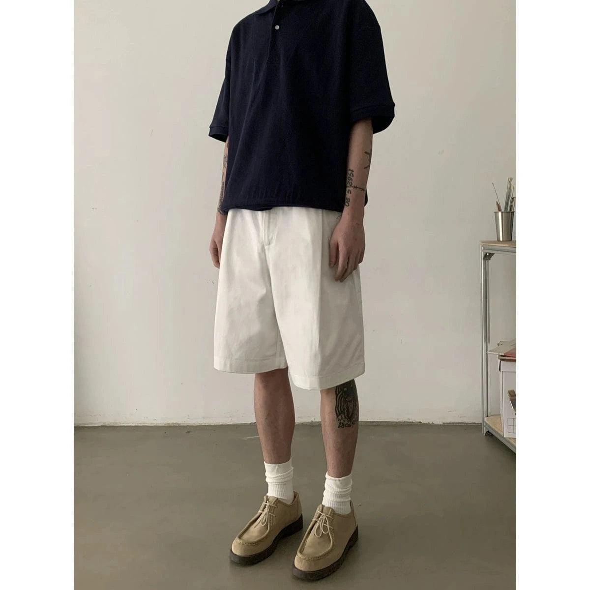 RT No. 18831 DOUBLE PLEATED CASUAL SHORTS Product Image