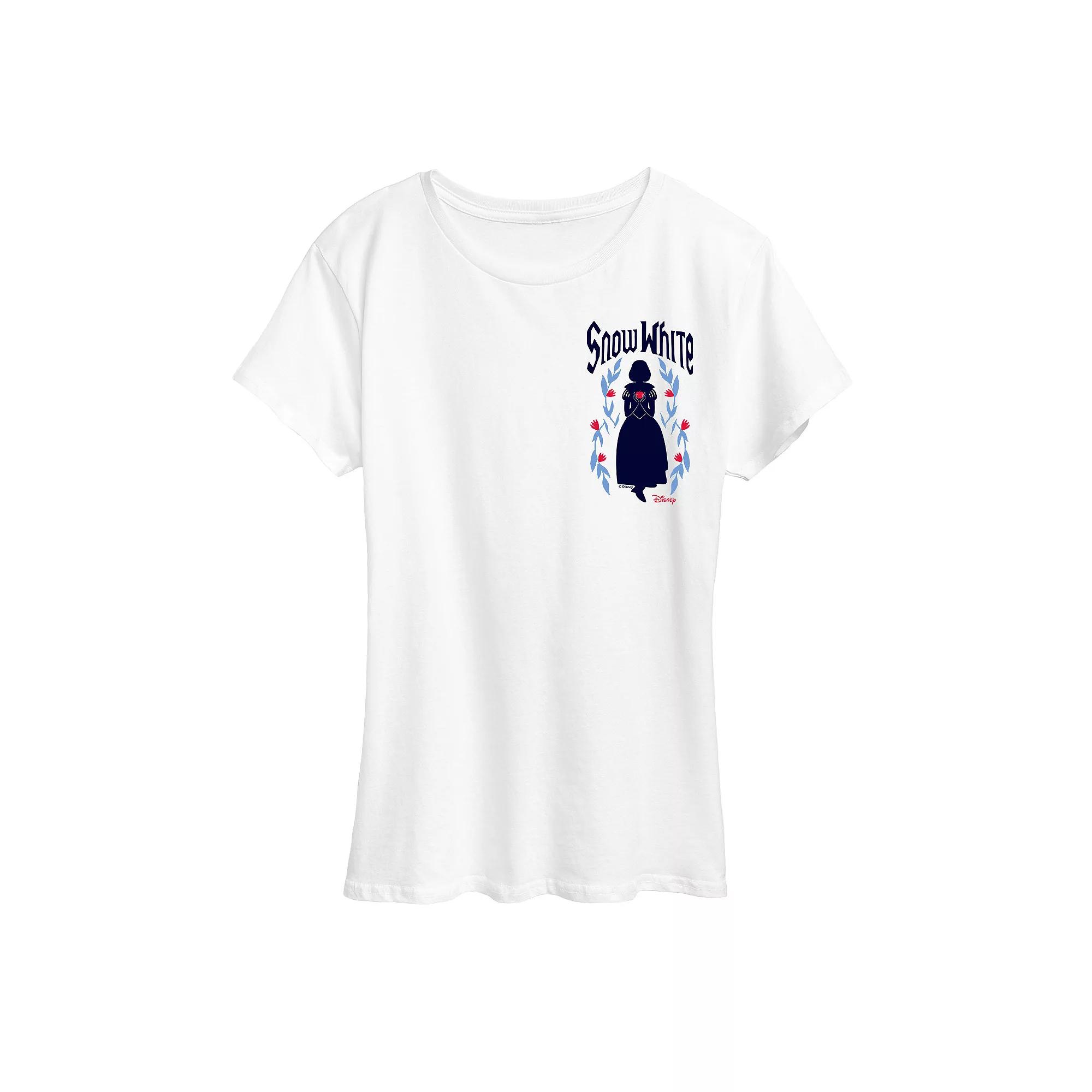 Disney's Snow White Women's Left Chest Graphic Tee,  Product Image