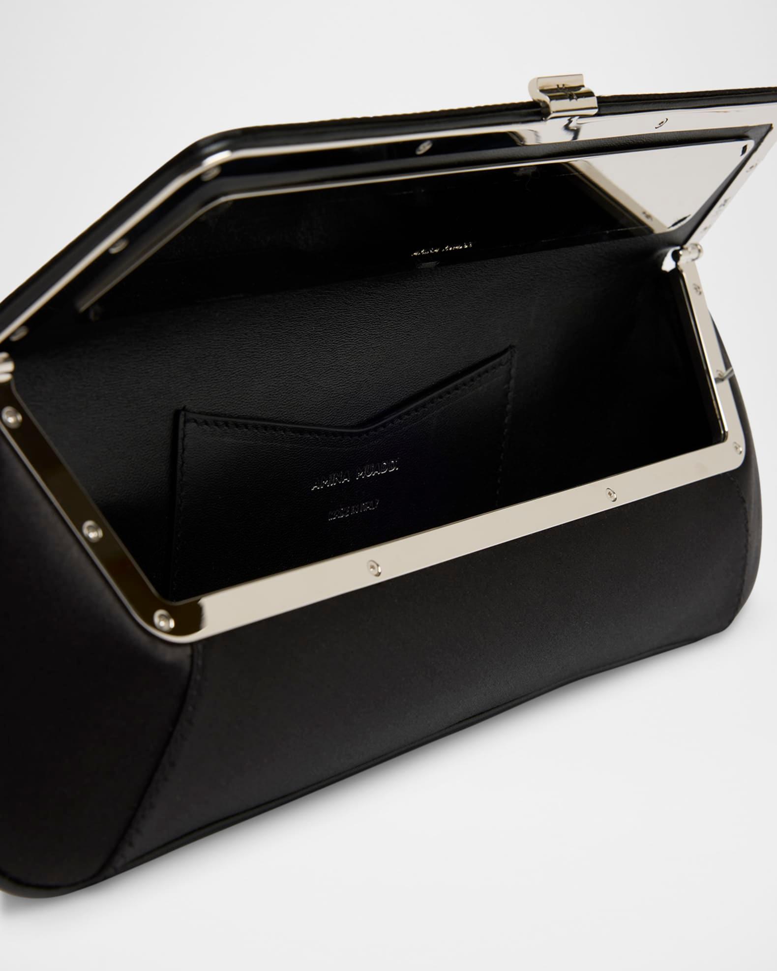 Ami Framed Satin Clutch Bag Product Image