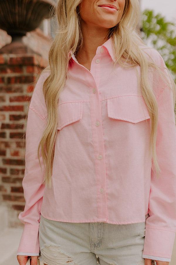 Savvy Chic Button Down Top Product Image