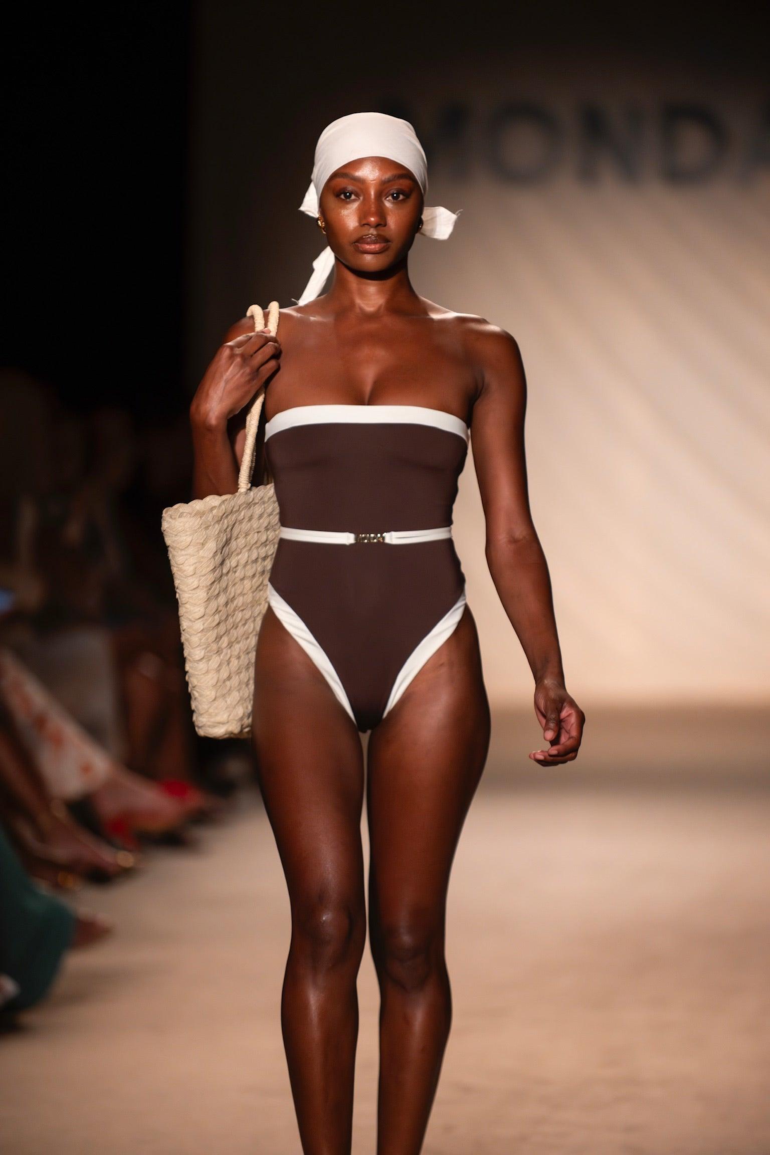 Miami One Piece - Espresso/Ivory Product Image