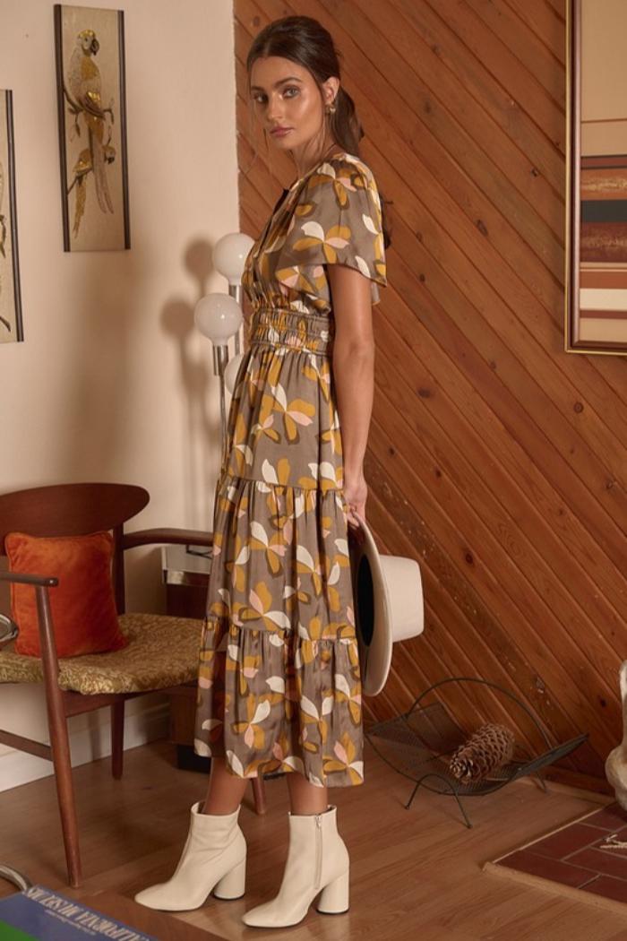 Fall Vibes midi dress Product Image