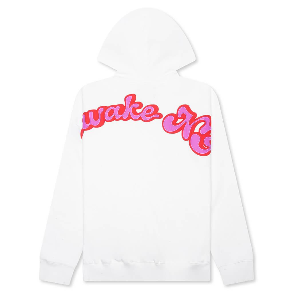 Twill Logo Hoodie - Ivory Male Product Image