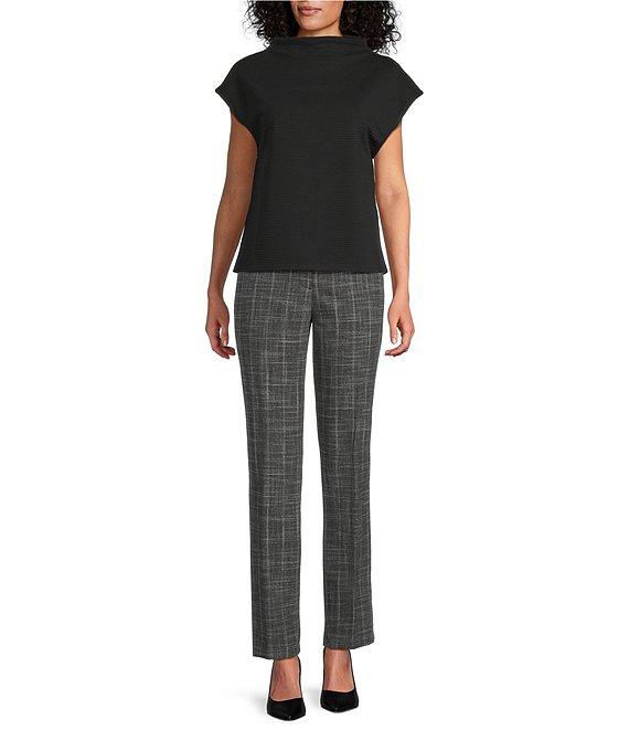 Investments Static Grid 5TH AVE fit Straight Leg Tummy Control Pants Product Image