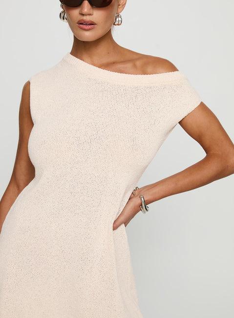 Liberation Off The Shoulder Mini Dress White Product Image