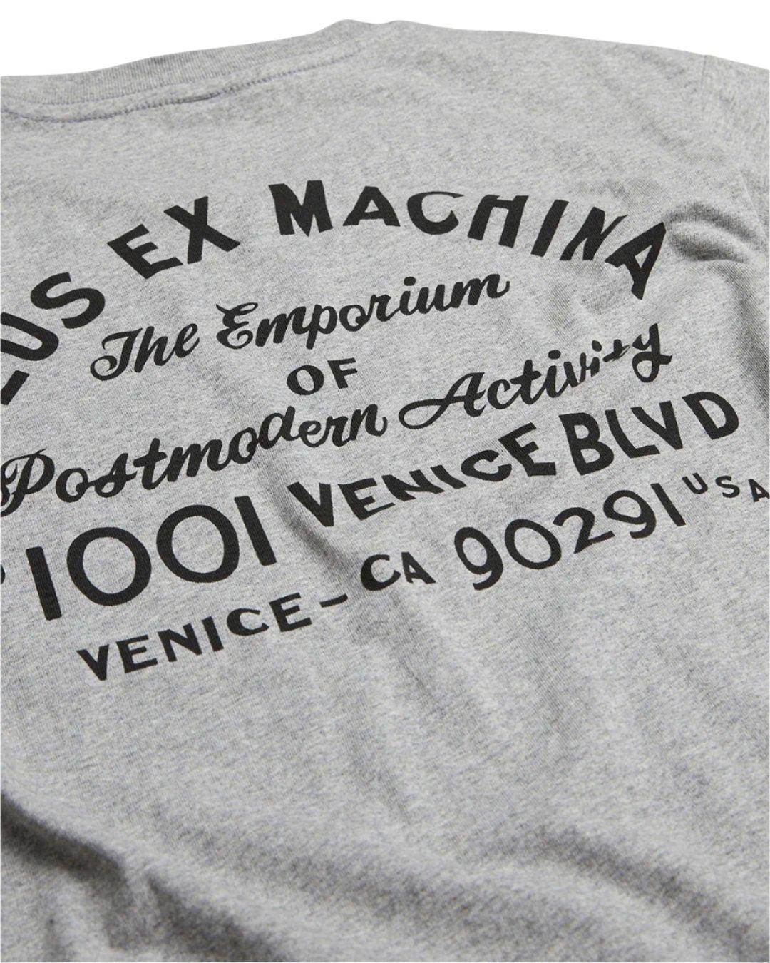 Venice Address Pocket Tee - Grey Marle Product Image