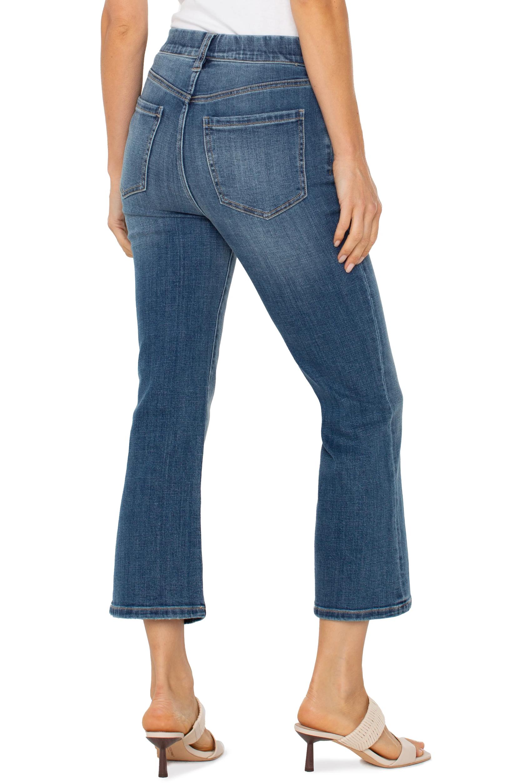 gia crop flare with exposed button Product Image