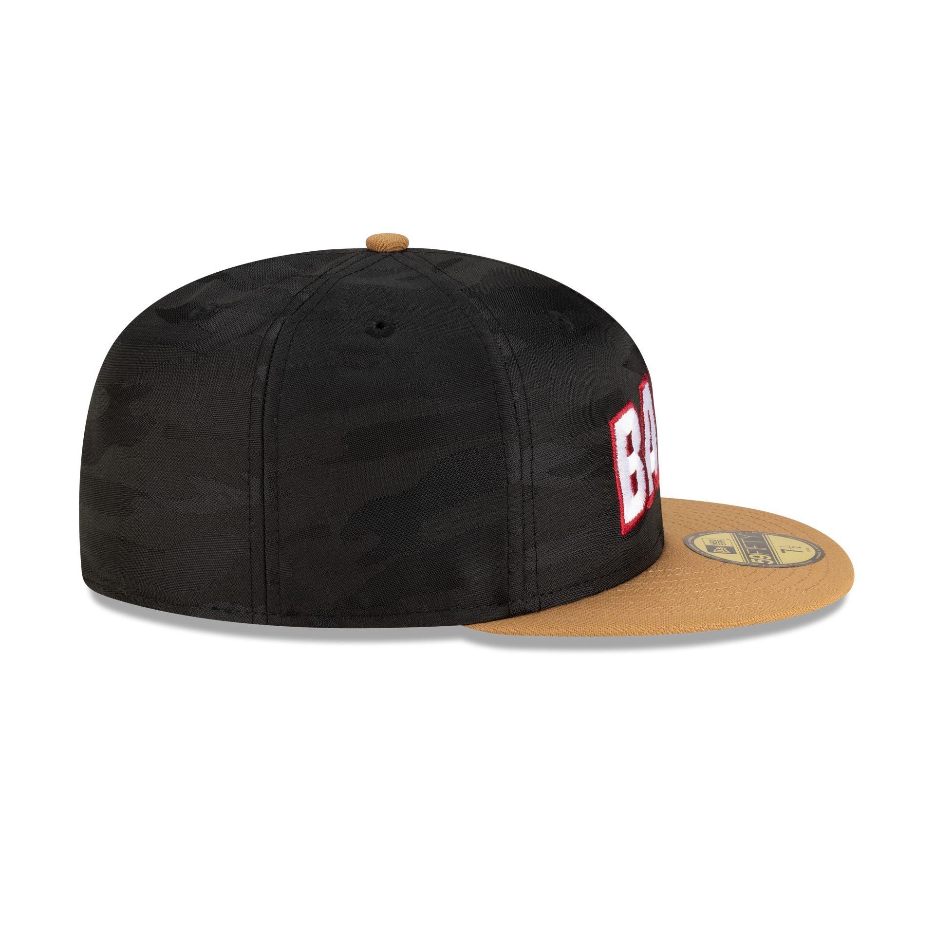 Alabama Crimson Tide Black Tonal Wheat 59FIFTY Fitted Hat Male Product Image