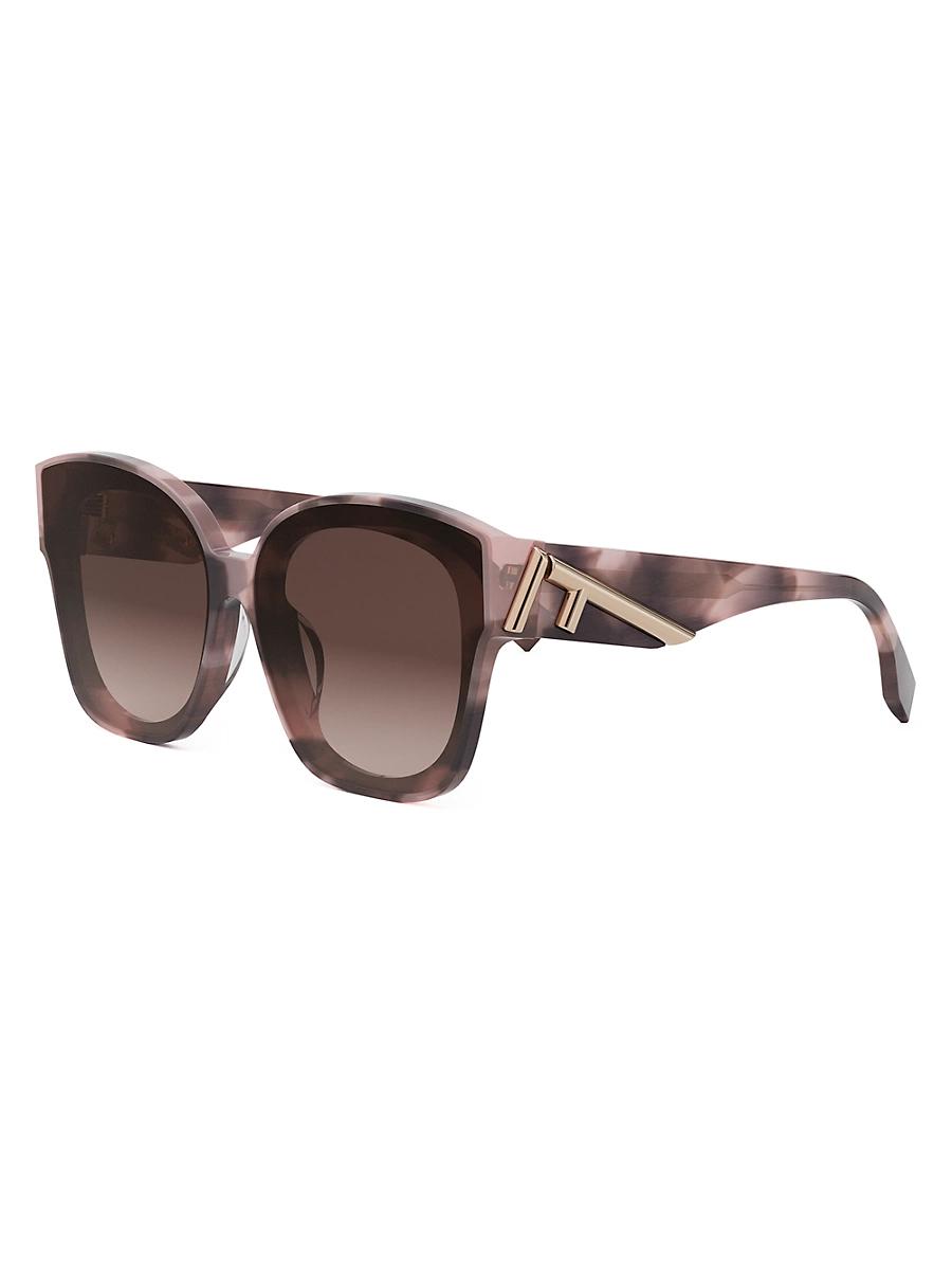 Womens First 63MM Square Sunglasses Product Image