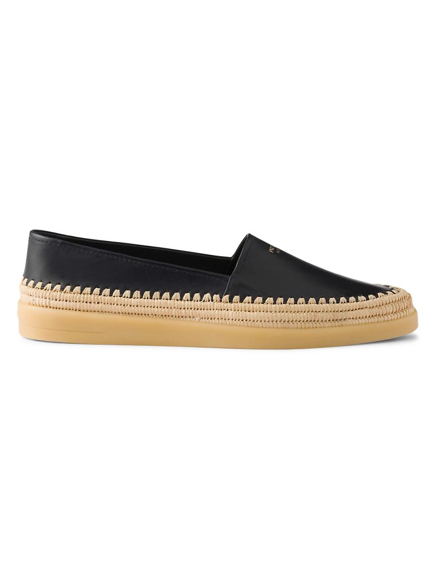 Mens Nappa Leather Espadrilles Loafers Product Image