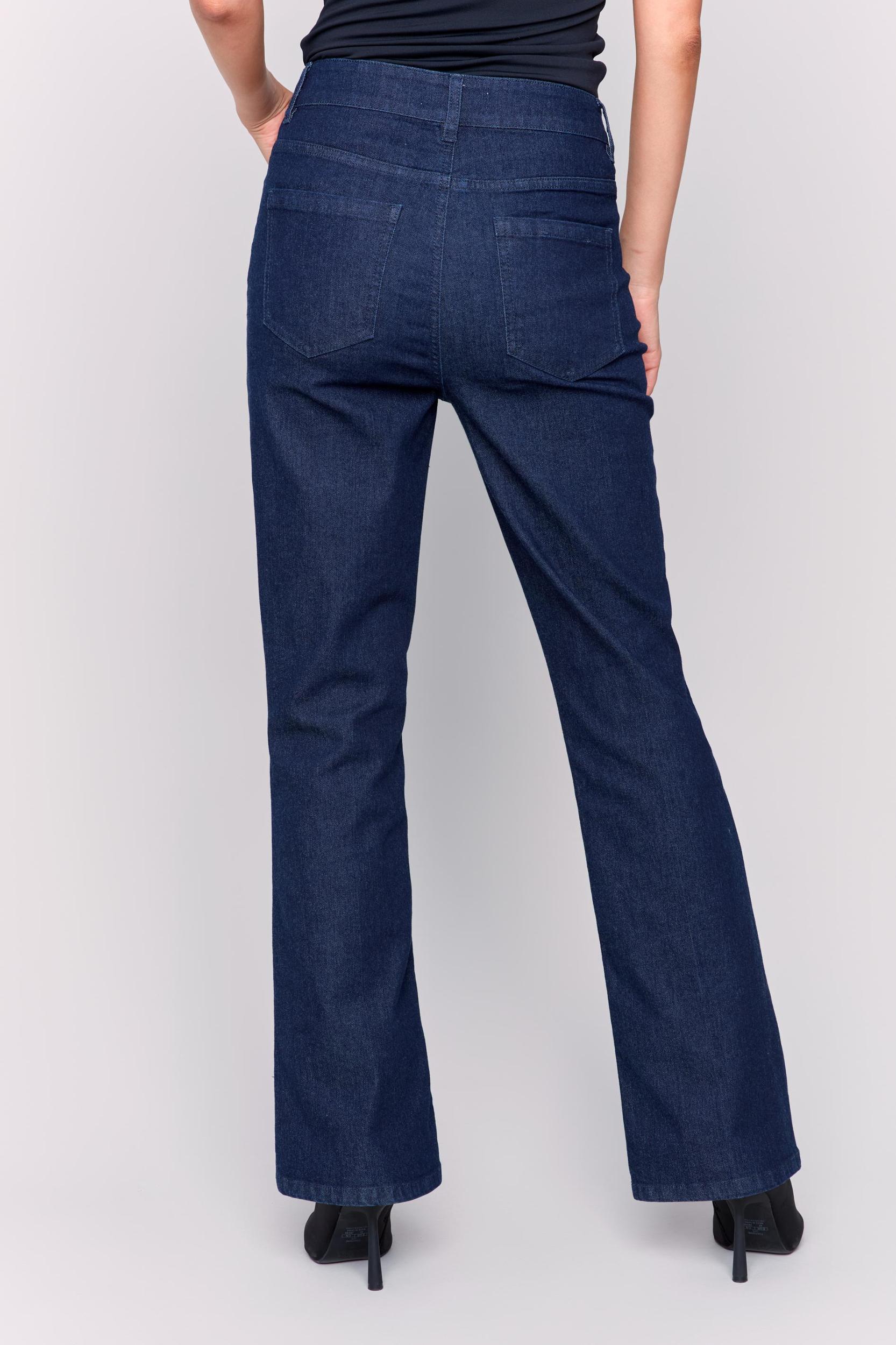 Raw Denim Bootcut Leg Pant Product Image