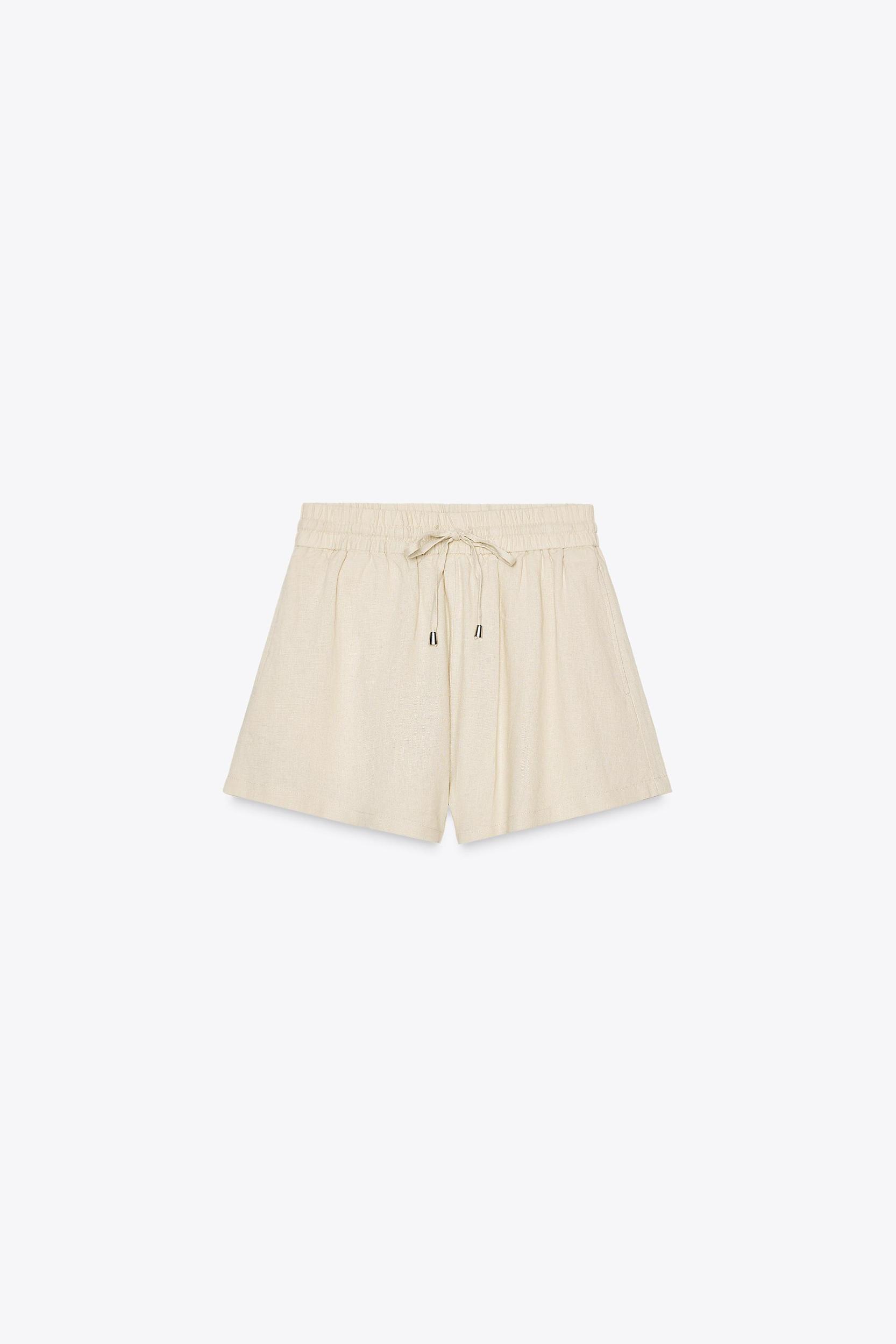 LINEN BOXER SHORTS Product Image