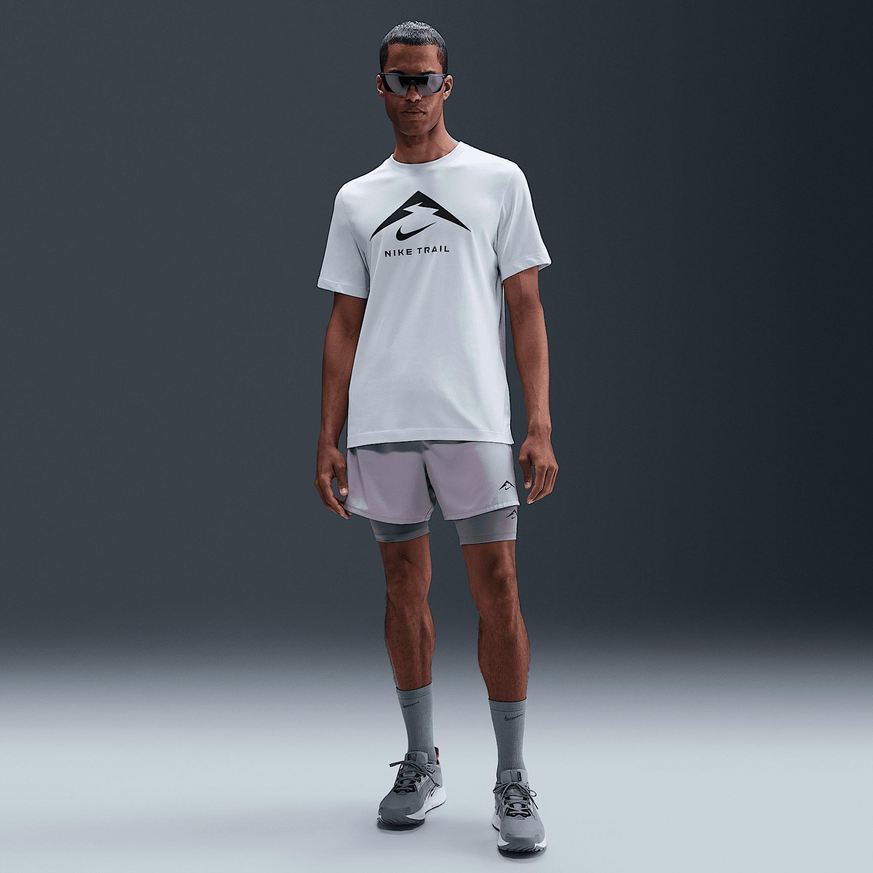 Nike Mens Dri-FIT Trail Running T-Shirt | FQ3914-085 Product Image