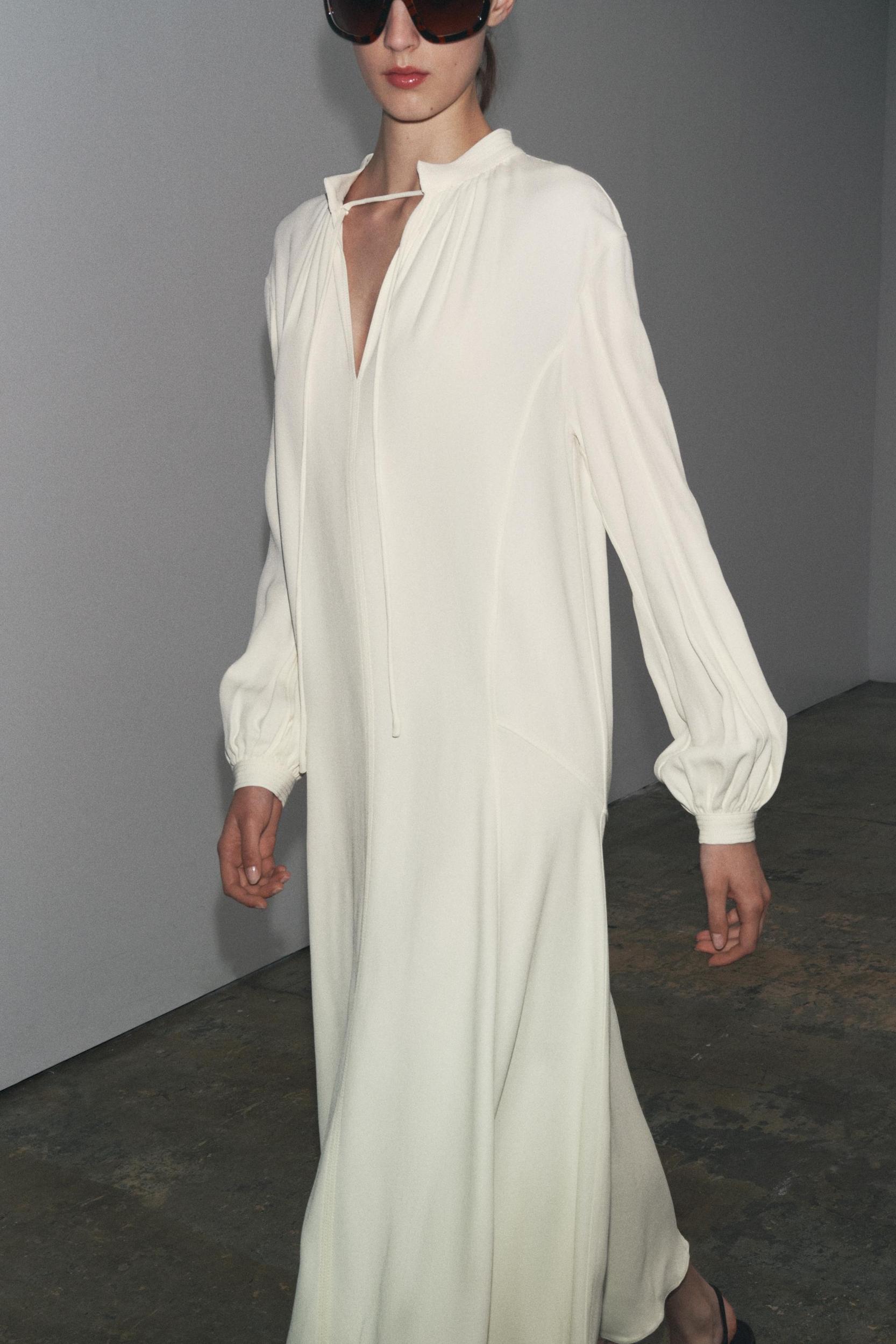 ZW COLLECTION DRESS WITH TIES Product Image