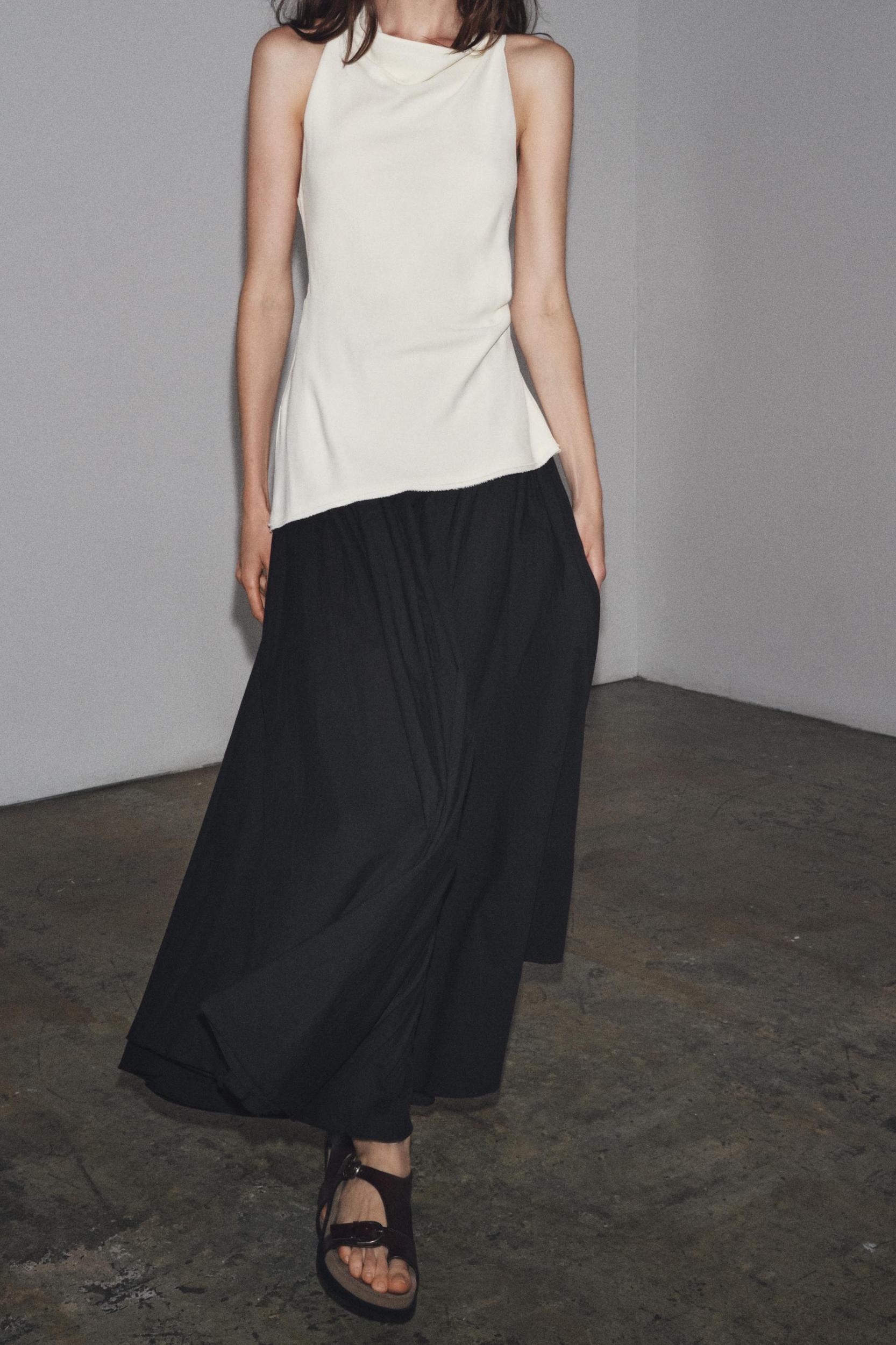 ZW COLLECTION COMBINATION HALTER DRESS Product Image