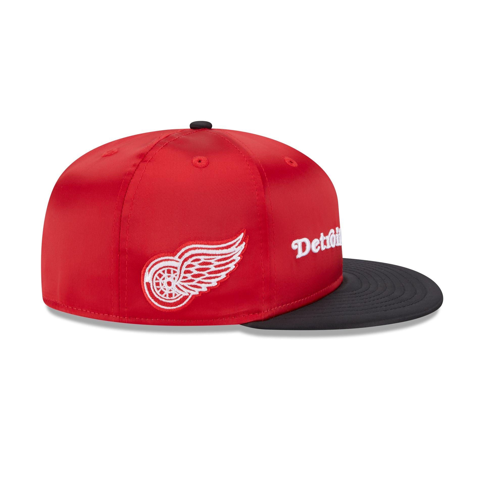 Detroit Red Wings Spring Satin 59FIFTY Fitted Hat Male Product Image