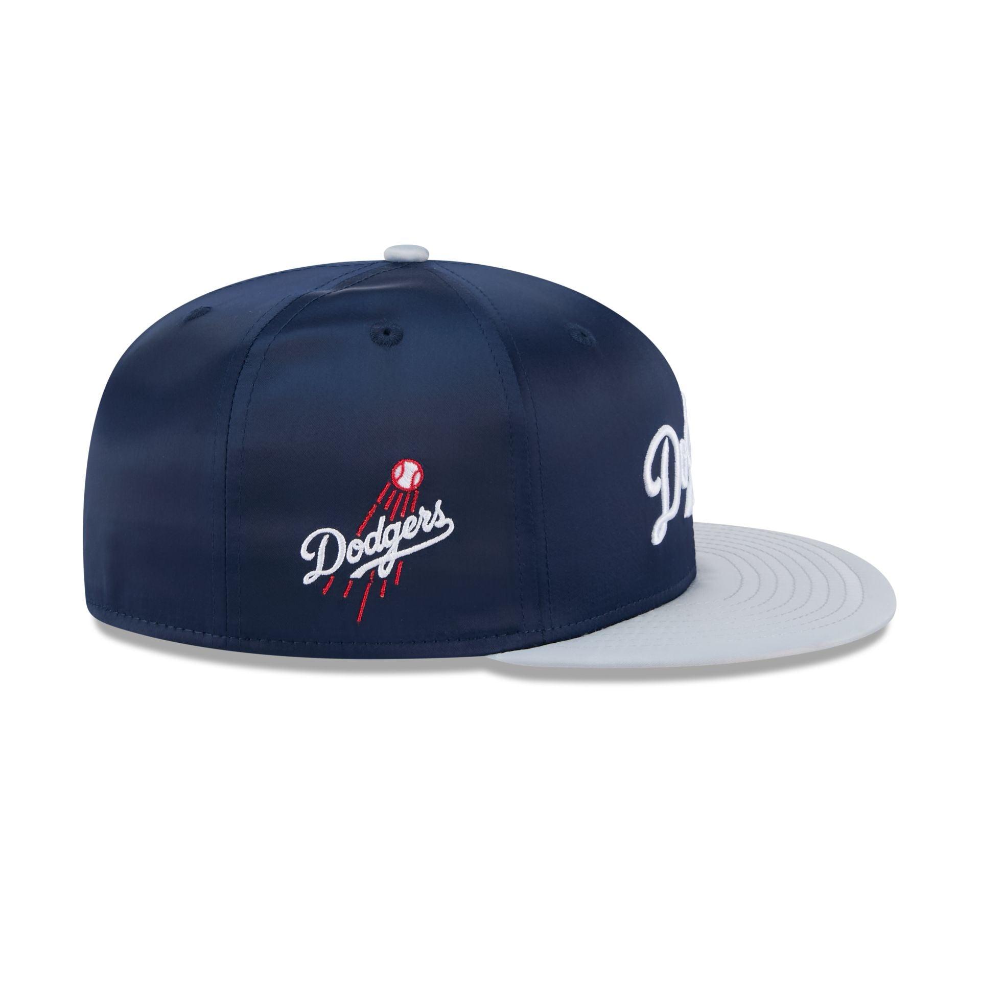Los Angeles Dodgers Spring Satin 59FIFTY Fitted Hat Male Product Image