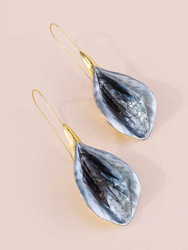 Flower Shape Drop Earrings Earrings Accessories Product Image