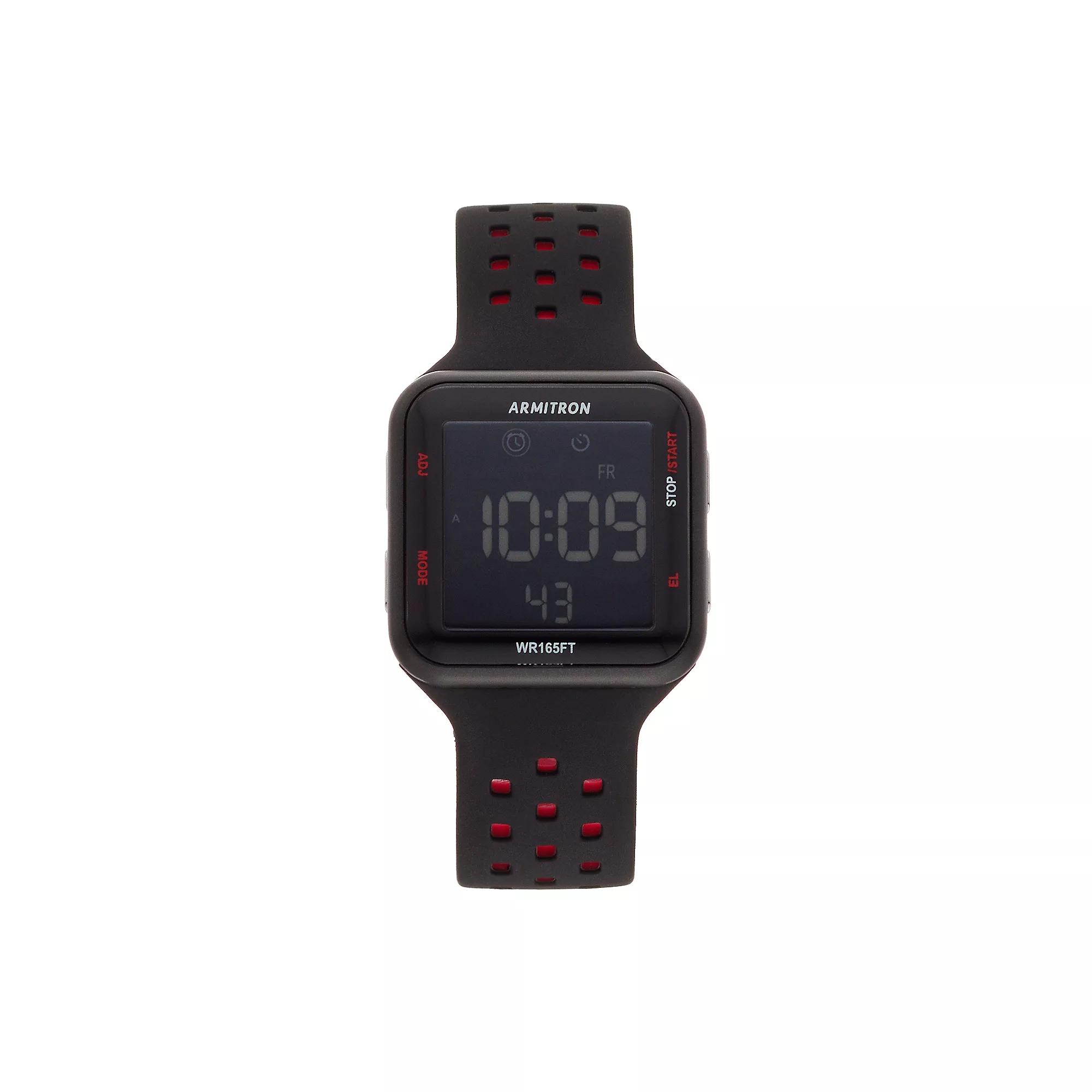 Armitron Digital Chronograph Sport Watch - Size: MEDIUM, Men's, Black Product Image