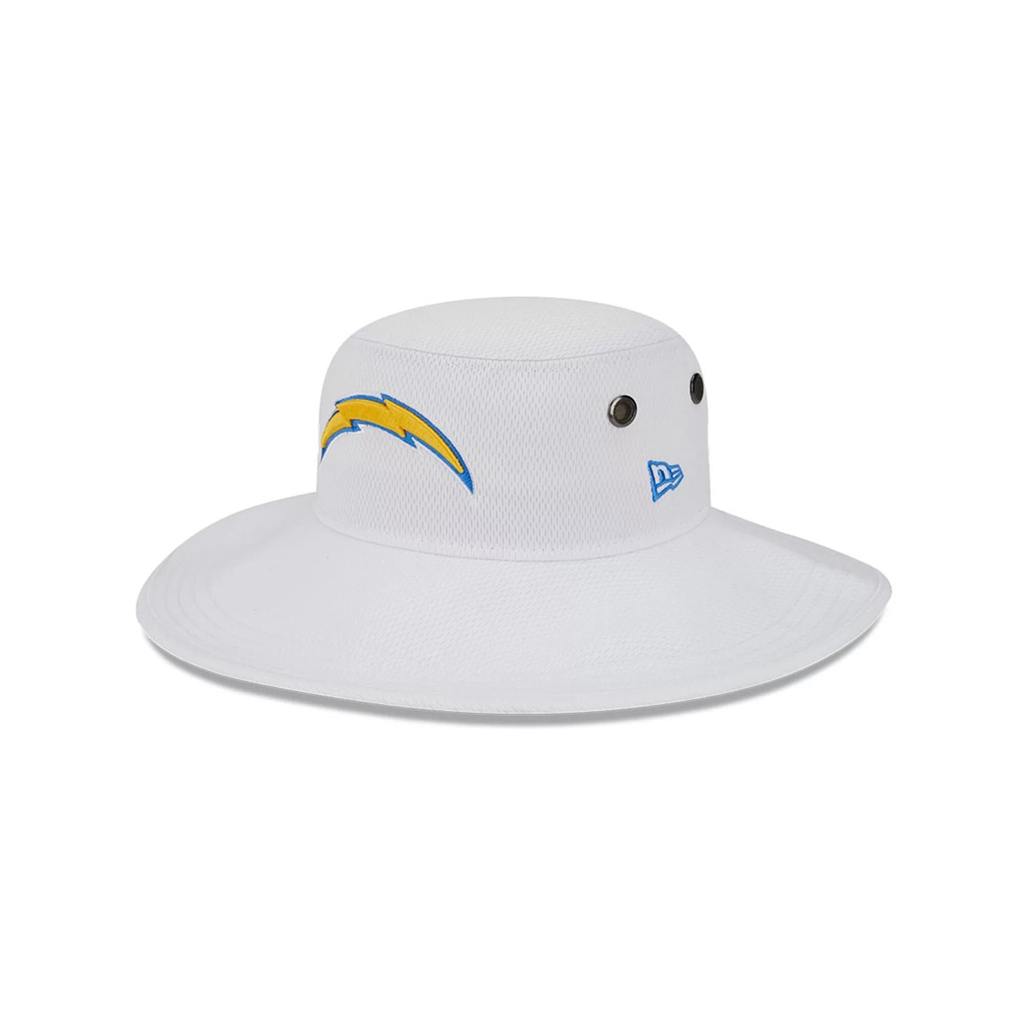 Men's New Era White Los Angeles Chargers 2023 NFL Training Camp Panama Bucket Hat Product Image