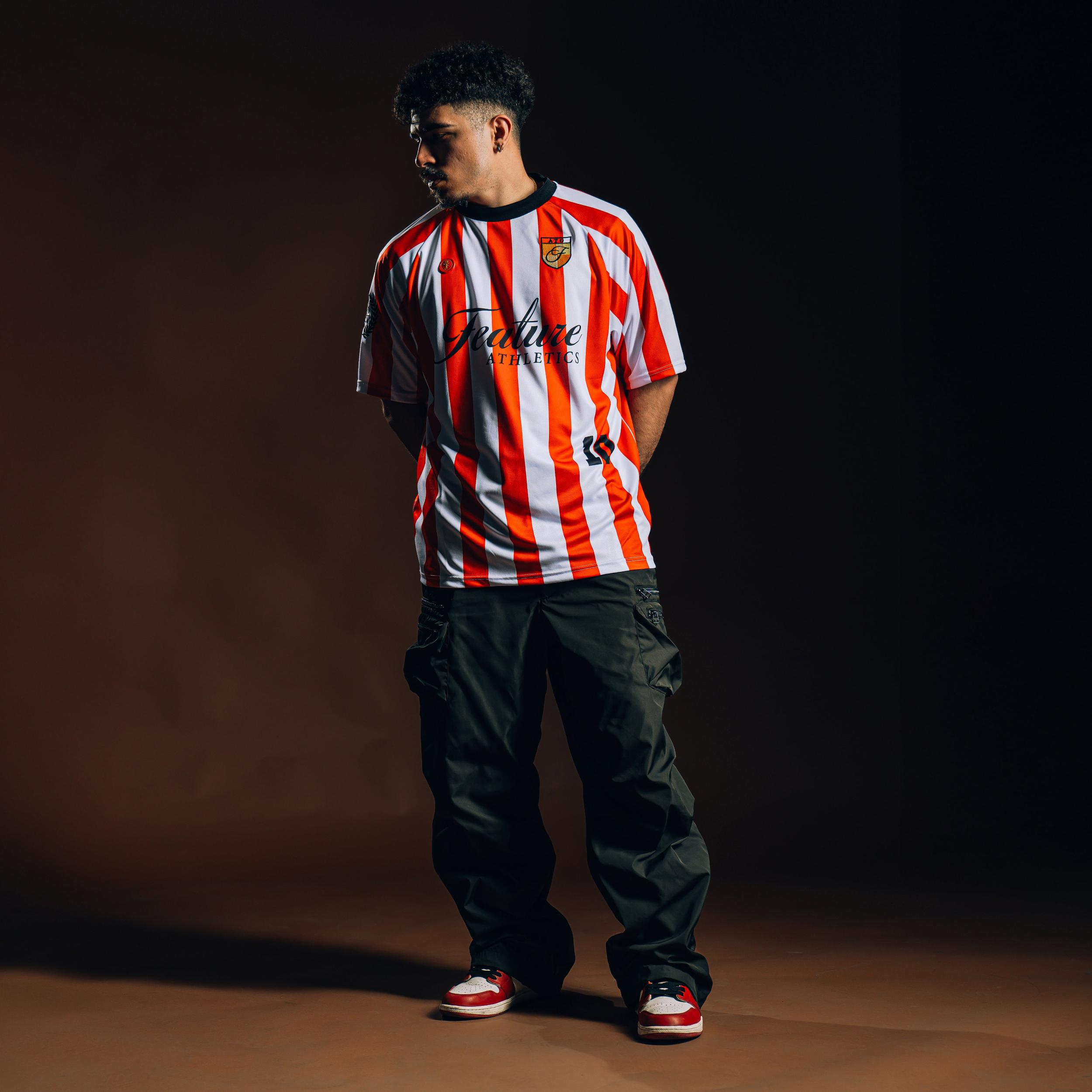 Pele Futbol Jersey - Red/White Male Product Image