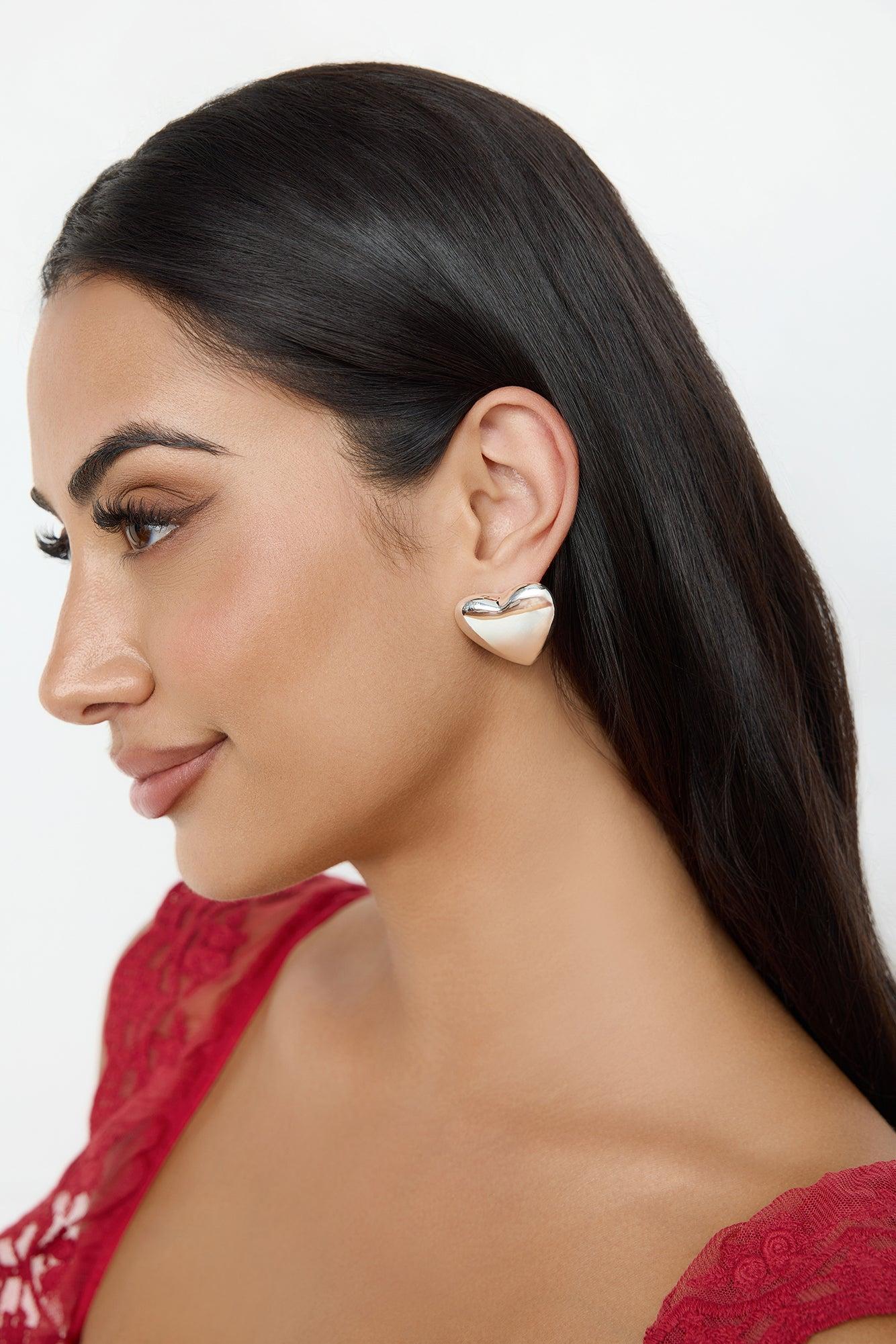 Day Of Love Earrings Silver Product Image