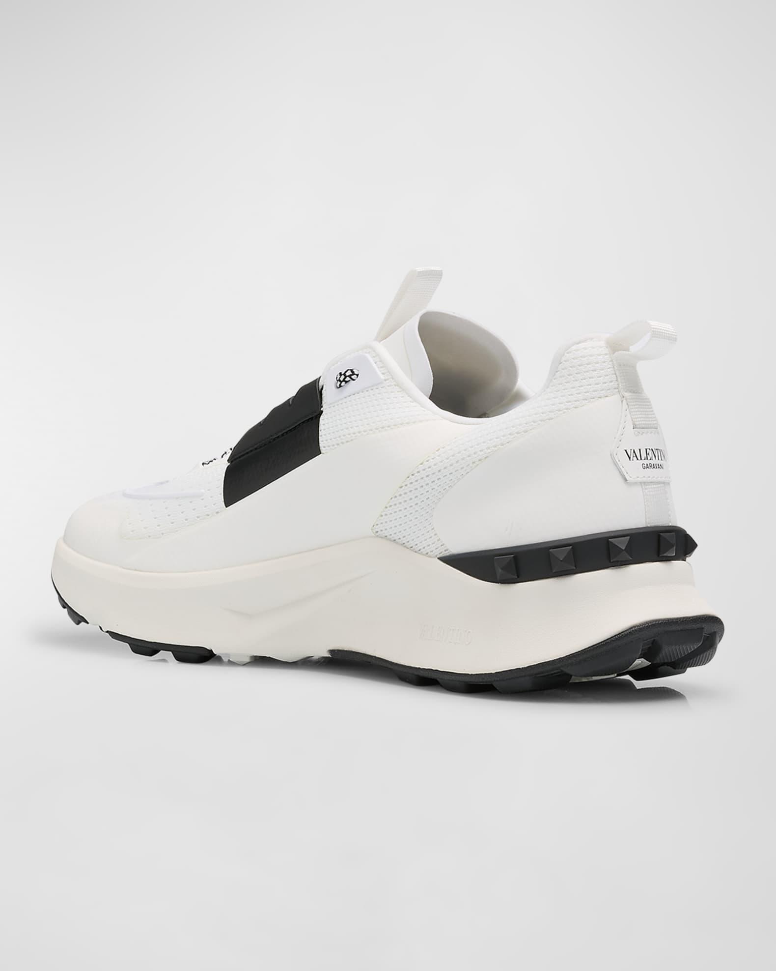 Men's True Act Mesh and Leather Runner Sneakers Product Image