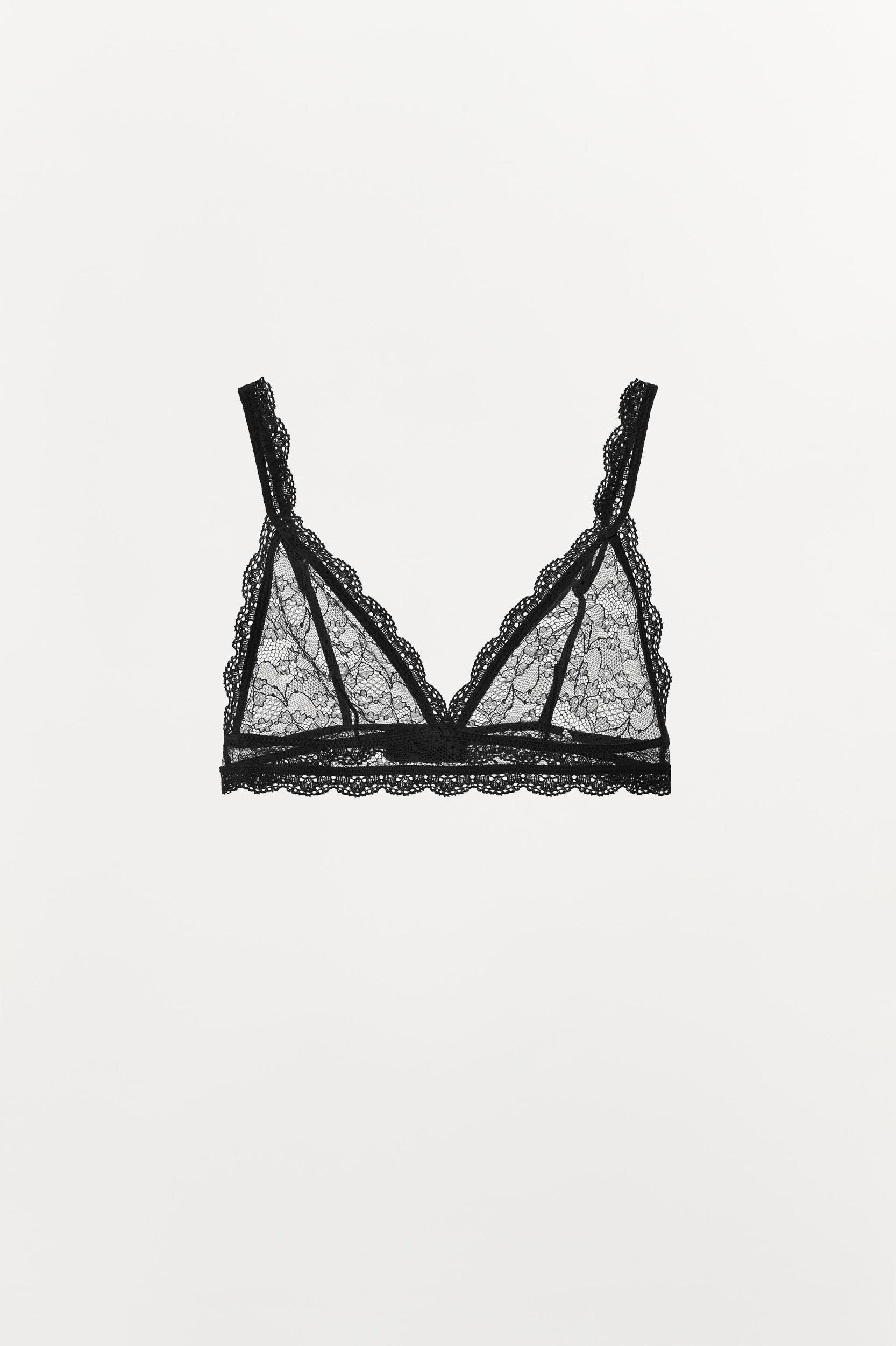 LACE TRIANGLE BRALETTE Product Image