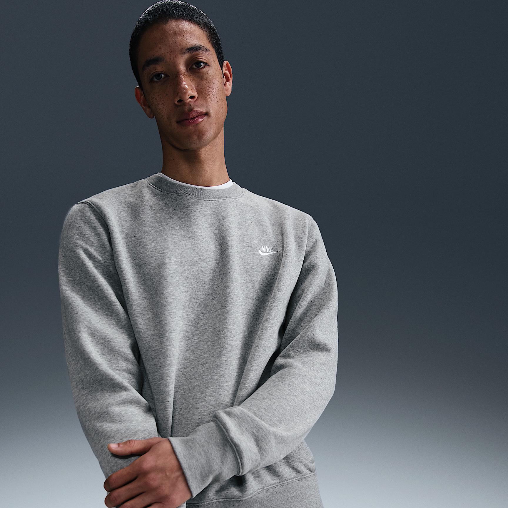 Nike Mens Club Fleece Crew | FN3886-063 Product Image