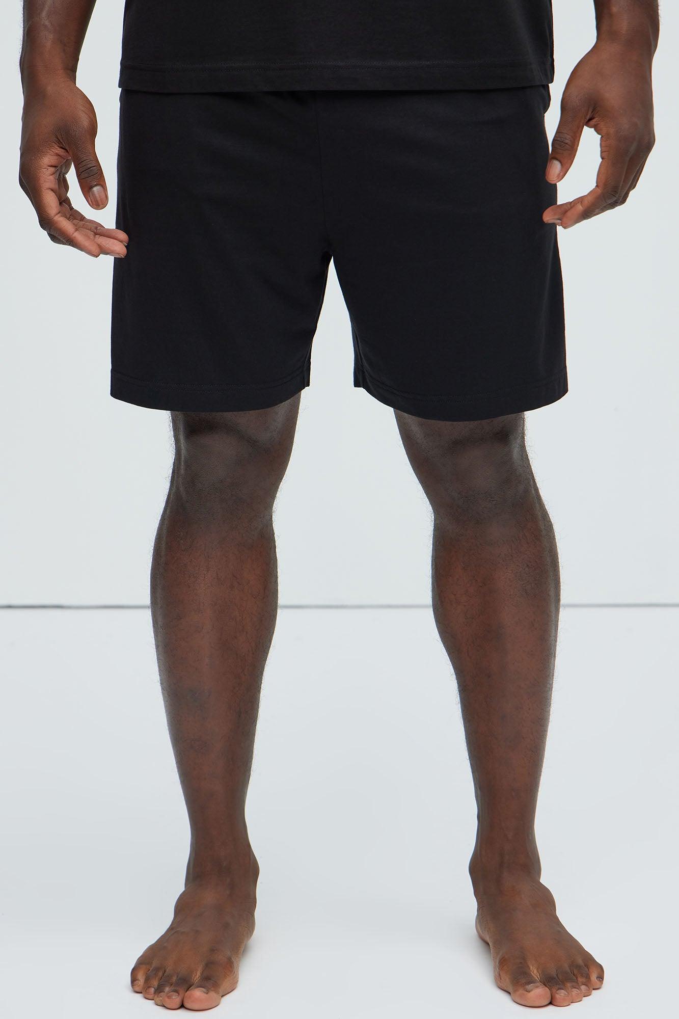 Essential Modal Lounge Shorts - Black Product Image