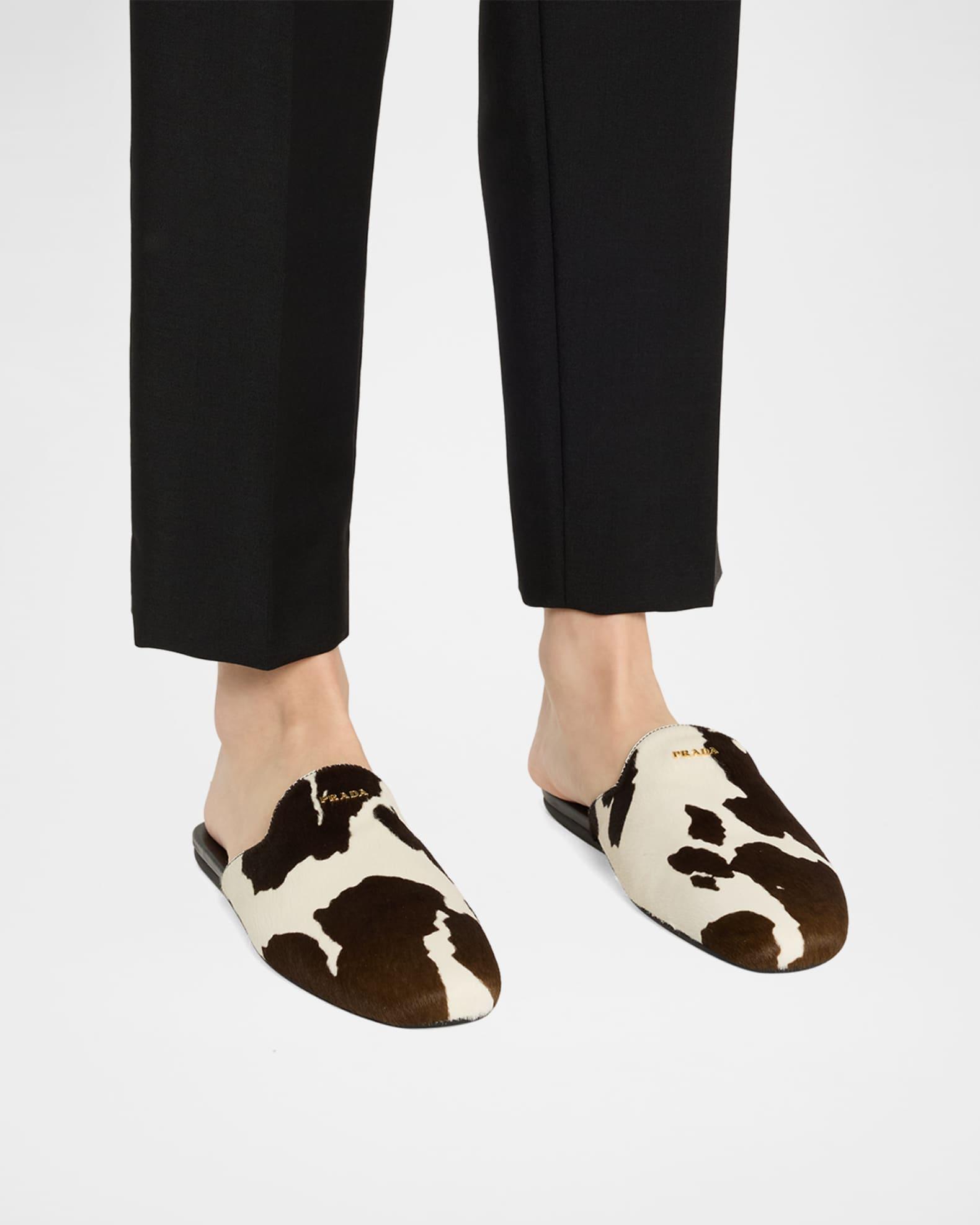 Pony Hair Flat Mules Product Image