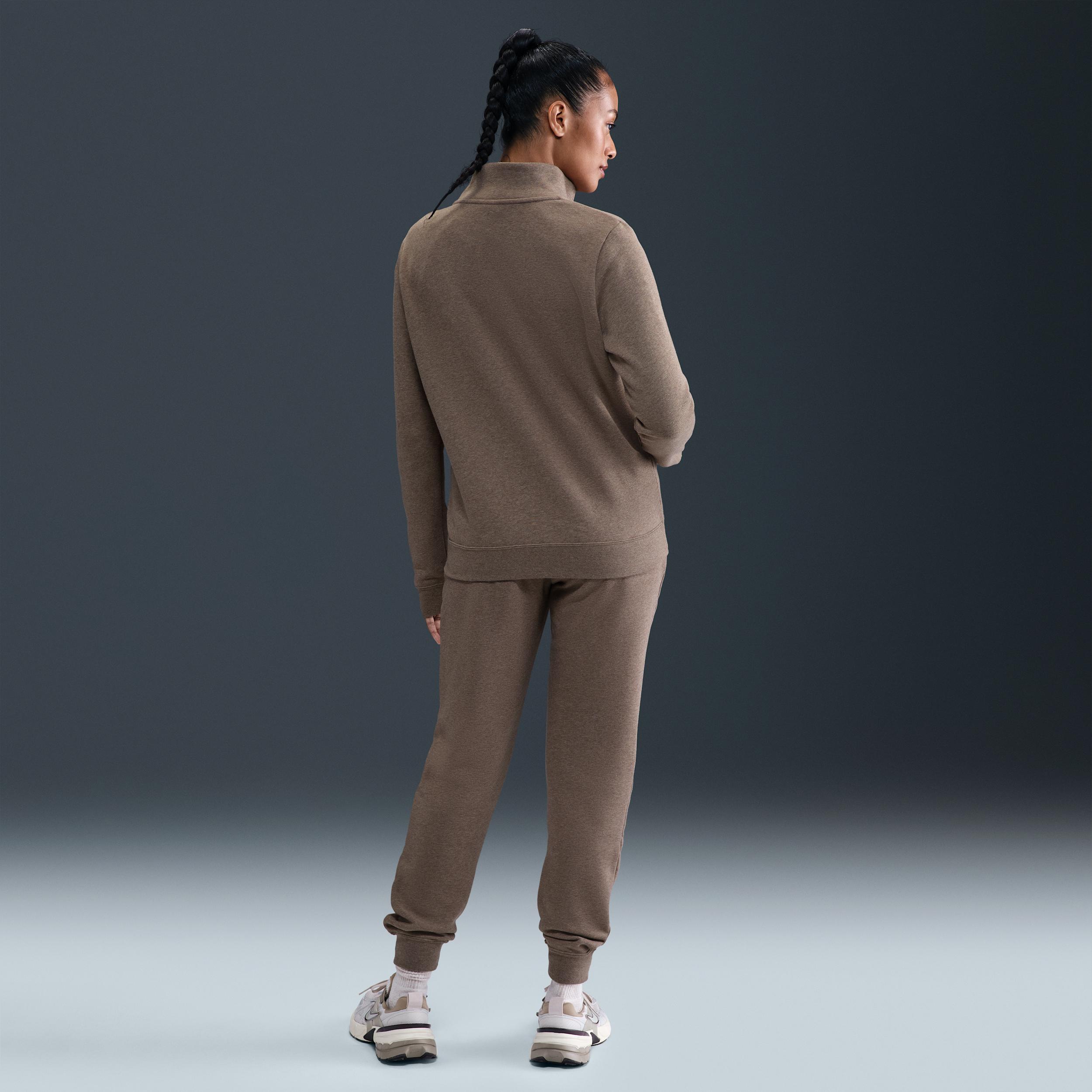 Womens Nike Sportswear Club Fleece 1/2-Zip Sweatshirt | DQ5838-214 Product Image