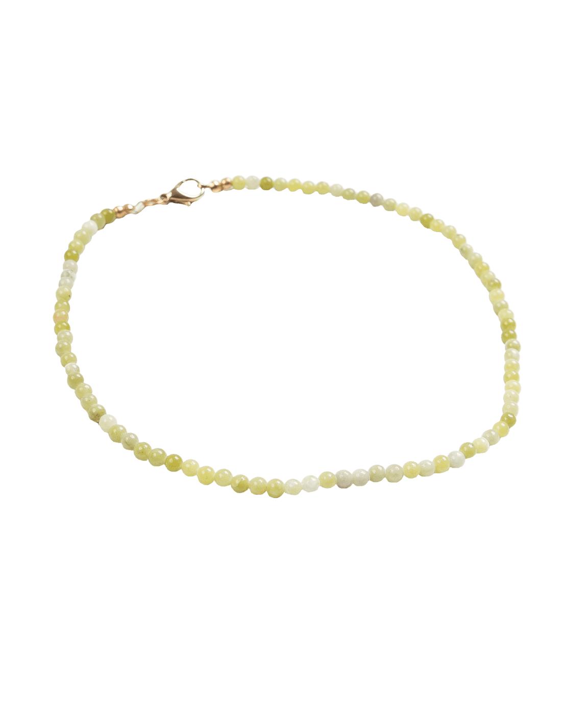 Jade Short Necklace (Exchange only) - Gold Product Image