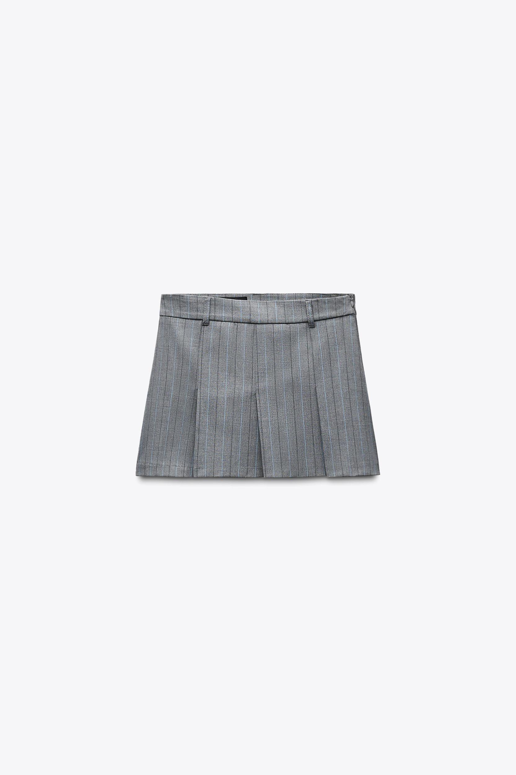 PINSTRIPE MINI SKIRT Product Image