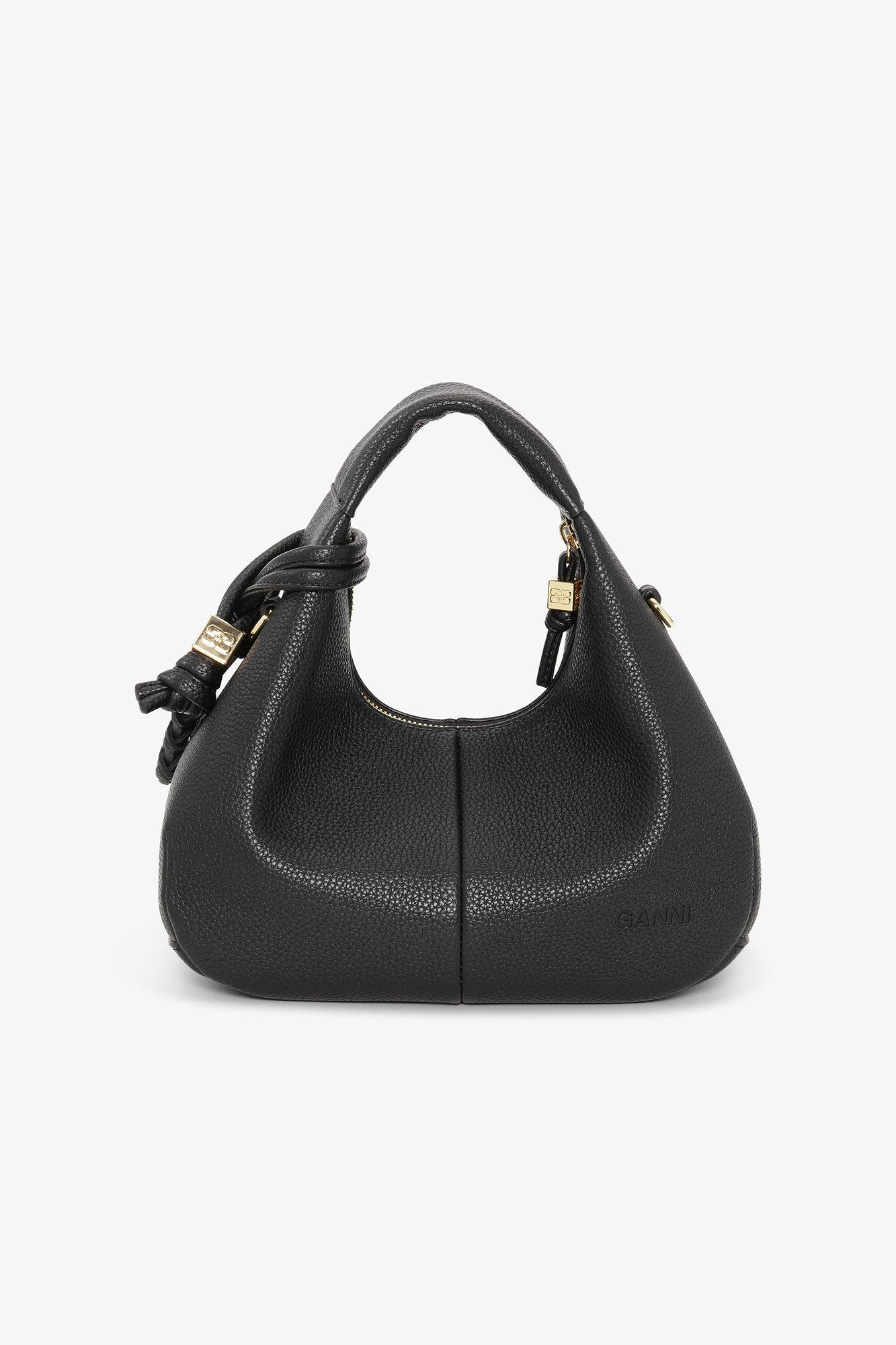 Black Mini Hobo Bag Product Image
