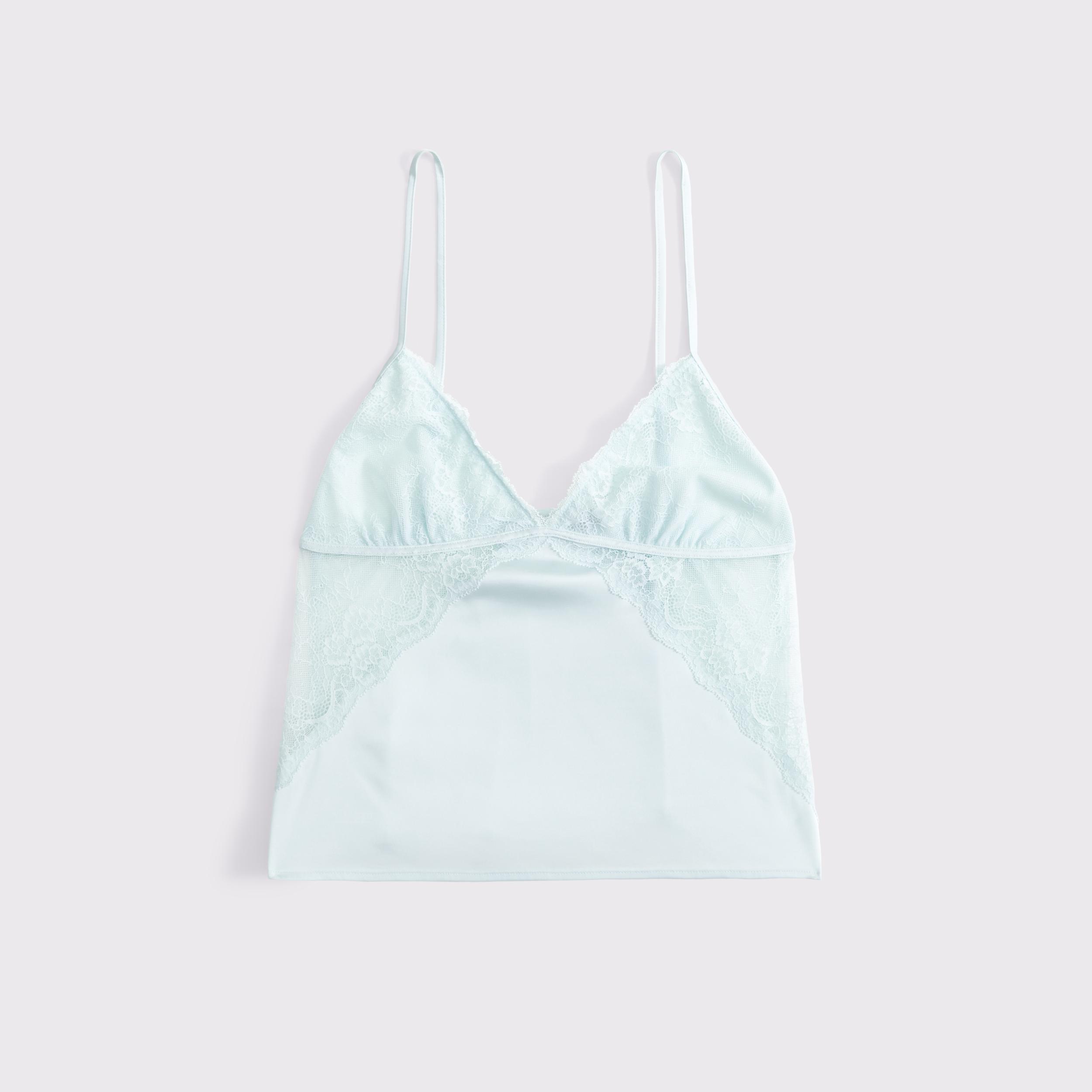 Sheer Lace and Satin Cami Product Image