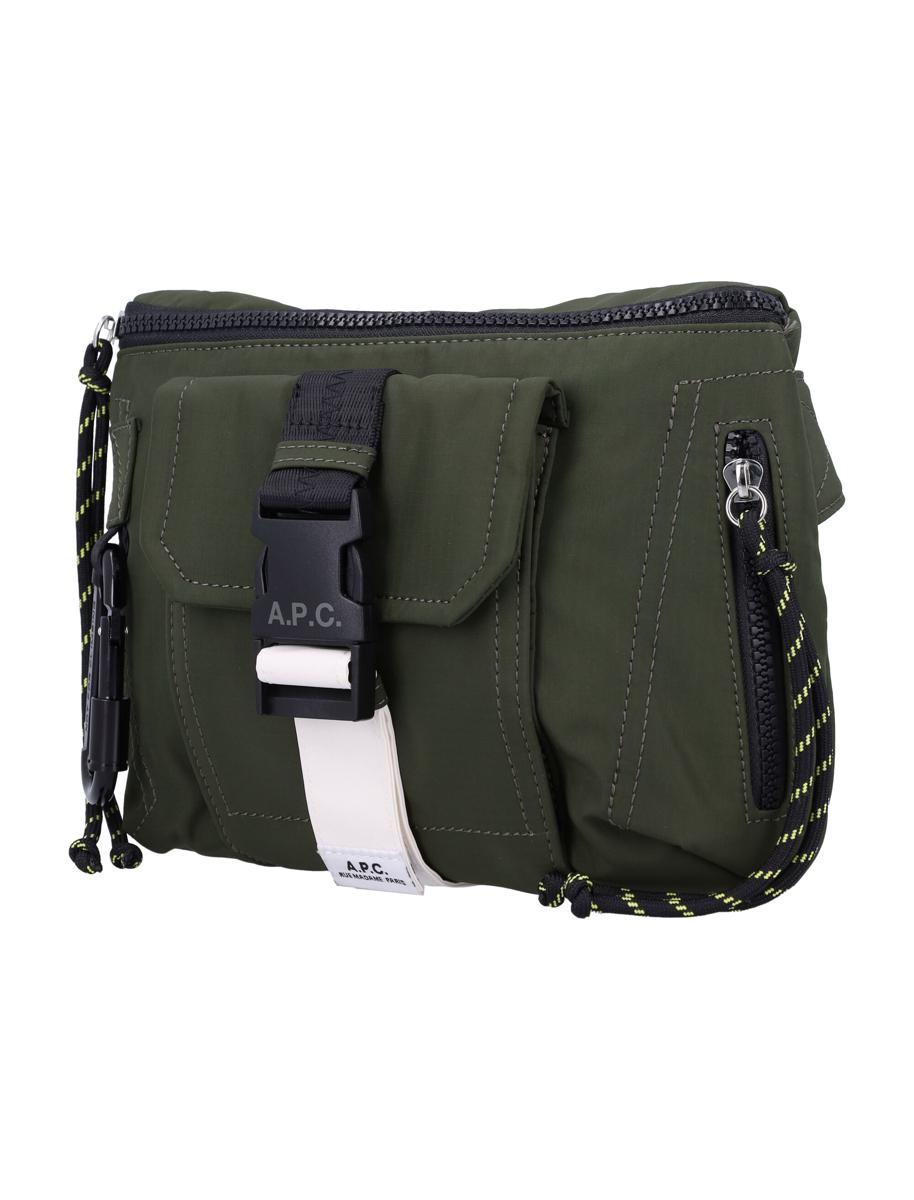 APC Trek Shell Messenger Bag In Green Product Image