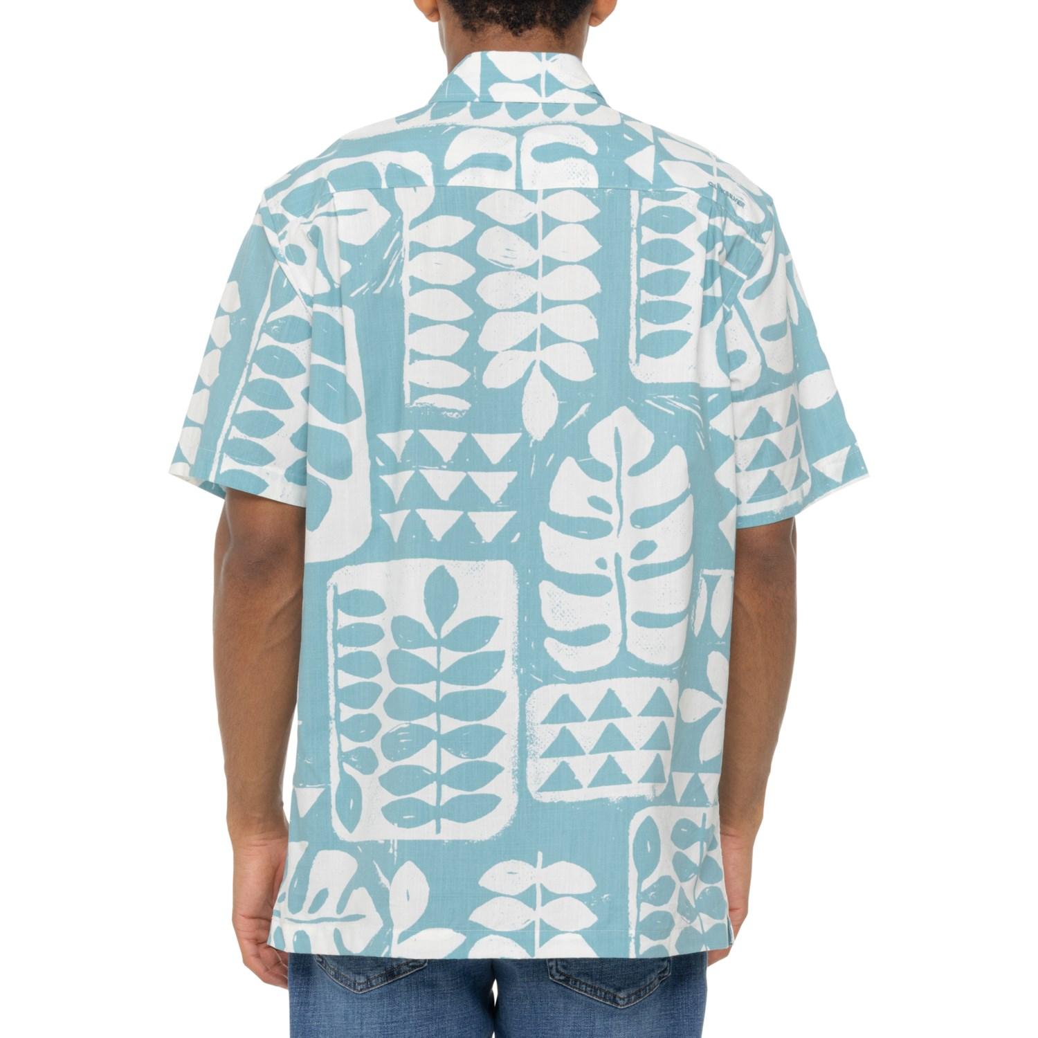 Quiksilver Waterman Turtle Island Printed Woven Shirt - Short Sleeve Product Image