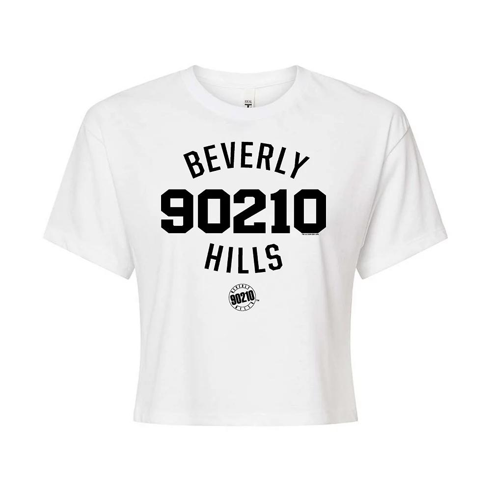 Juniors' Beverly Hills 90210 Cropped Tee, Girl's,  Product Image
