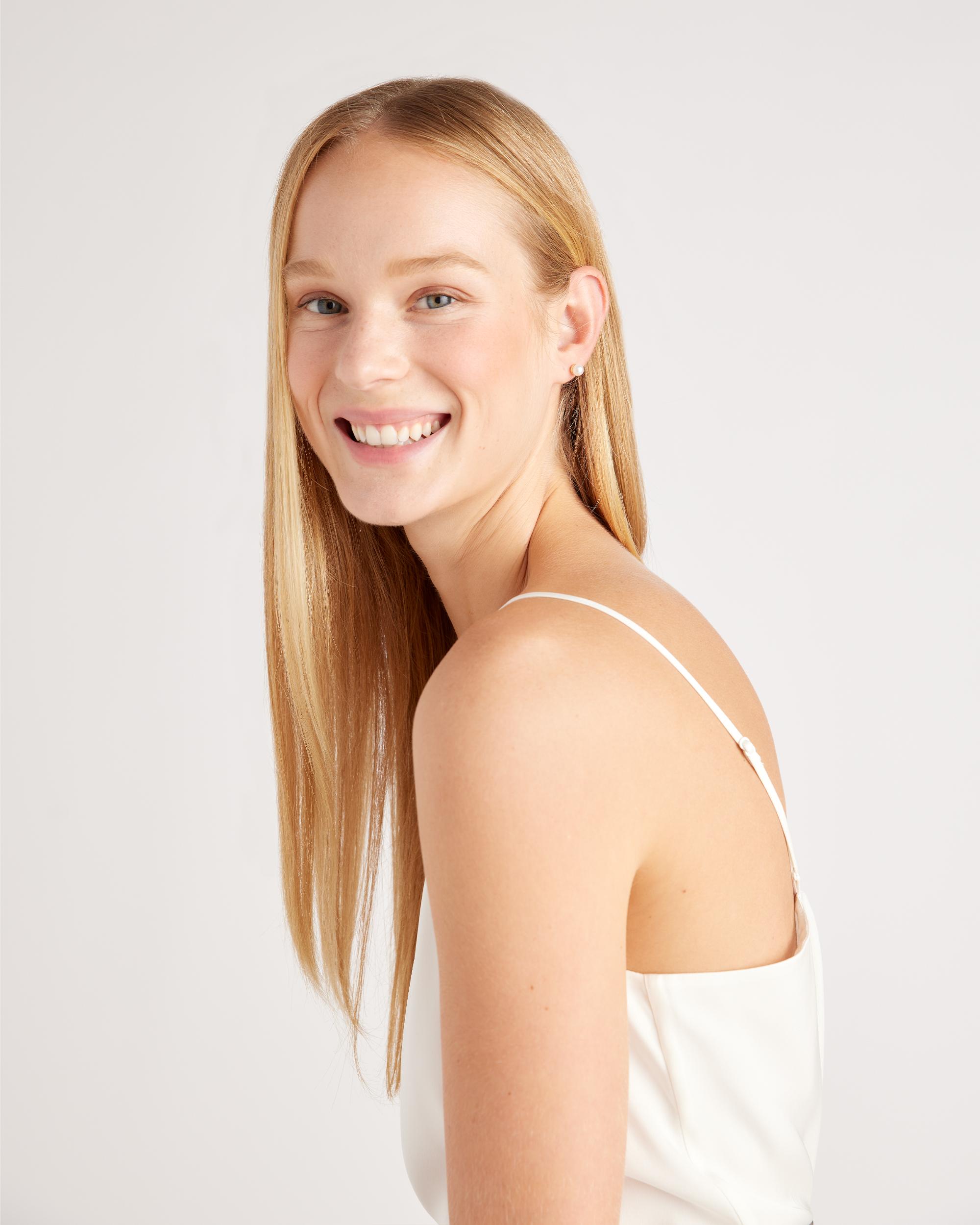 Quince | Women's 100% Washable Silk Stretch V-Neck Cami Top Size XL Product Image