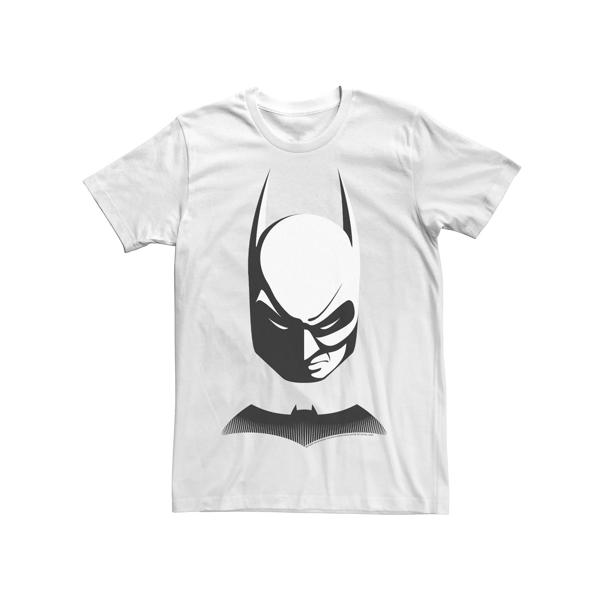 Men's DC Fandome Batman Minimalist Logo Tee, Size: Large, White Product Image