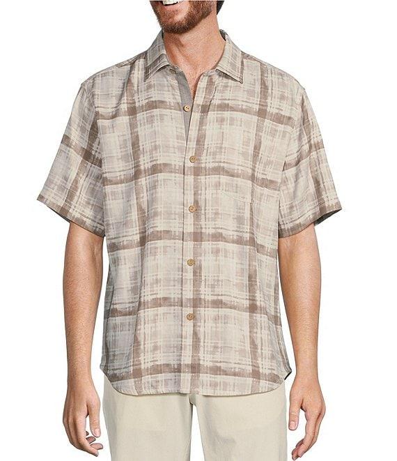Tommy Bahama Plaid About You Short Sleeve Woven Shirt Product Image