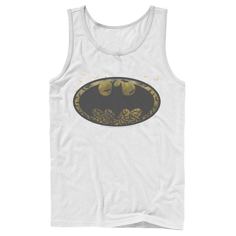 Men's DC Comics Batman Flying Bats Logo Tank Top,  Product Image